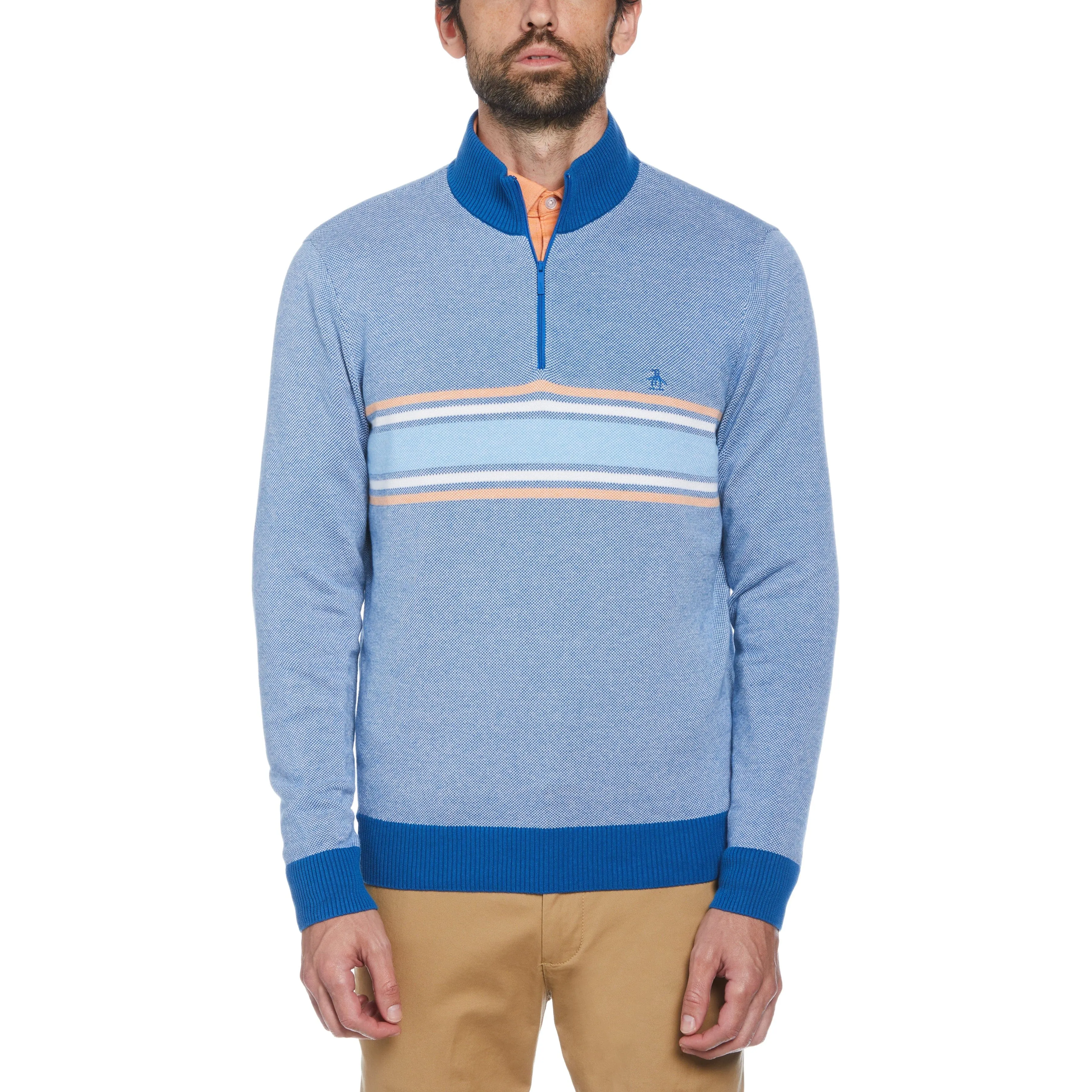 1/4 Zip Cotton Sweater sold by Original Penguin