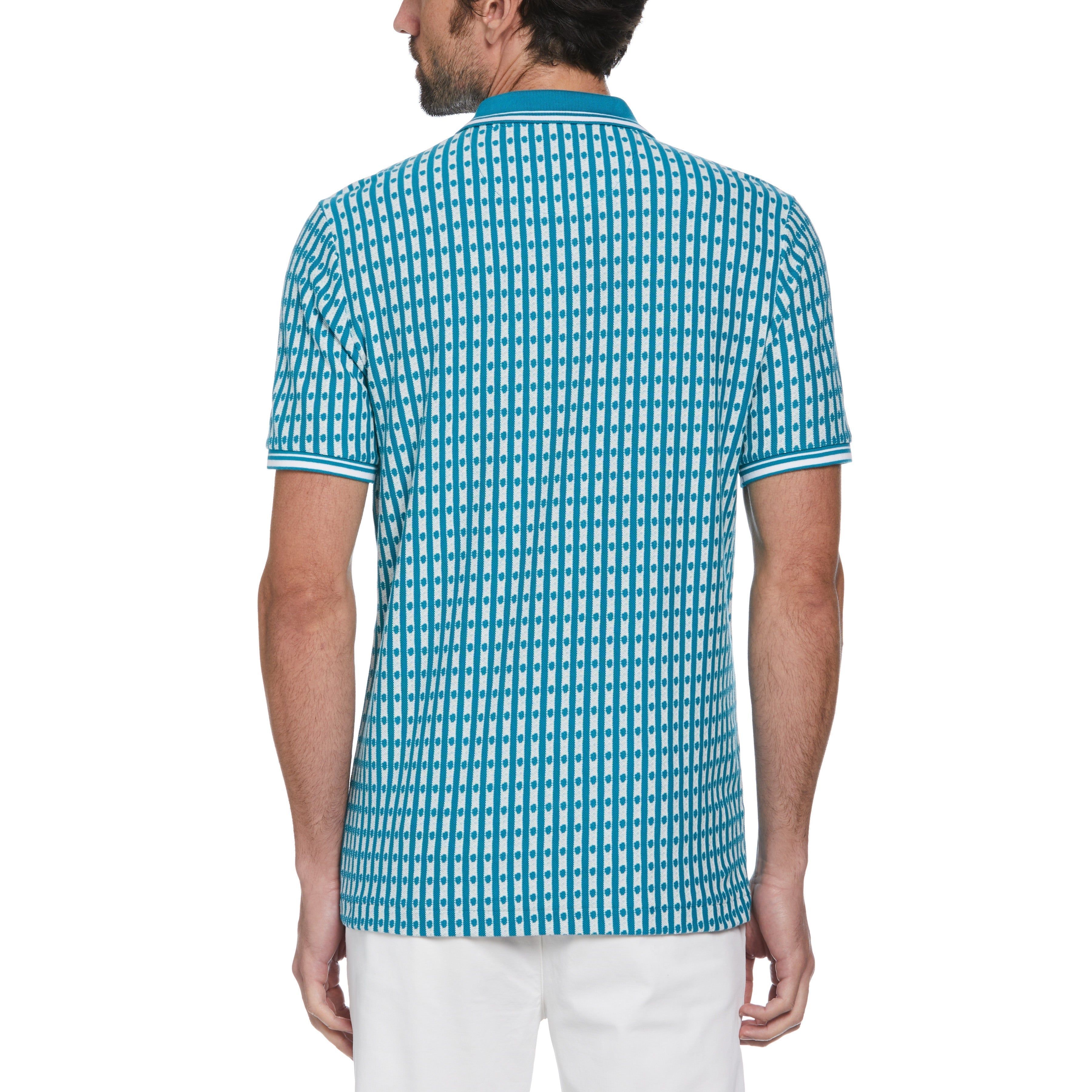 1/4 Zip Allover Print Jacquard Polo sold by Original Penguin product image thumbnail 2