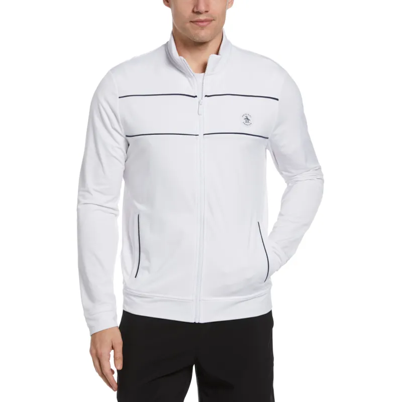 Essential Tennis Track Jacket - White sold by Original Penguin