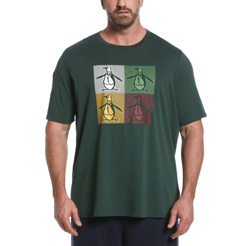 Big & Tall Multiple Pete Print Tee made by Original Penguin