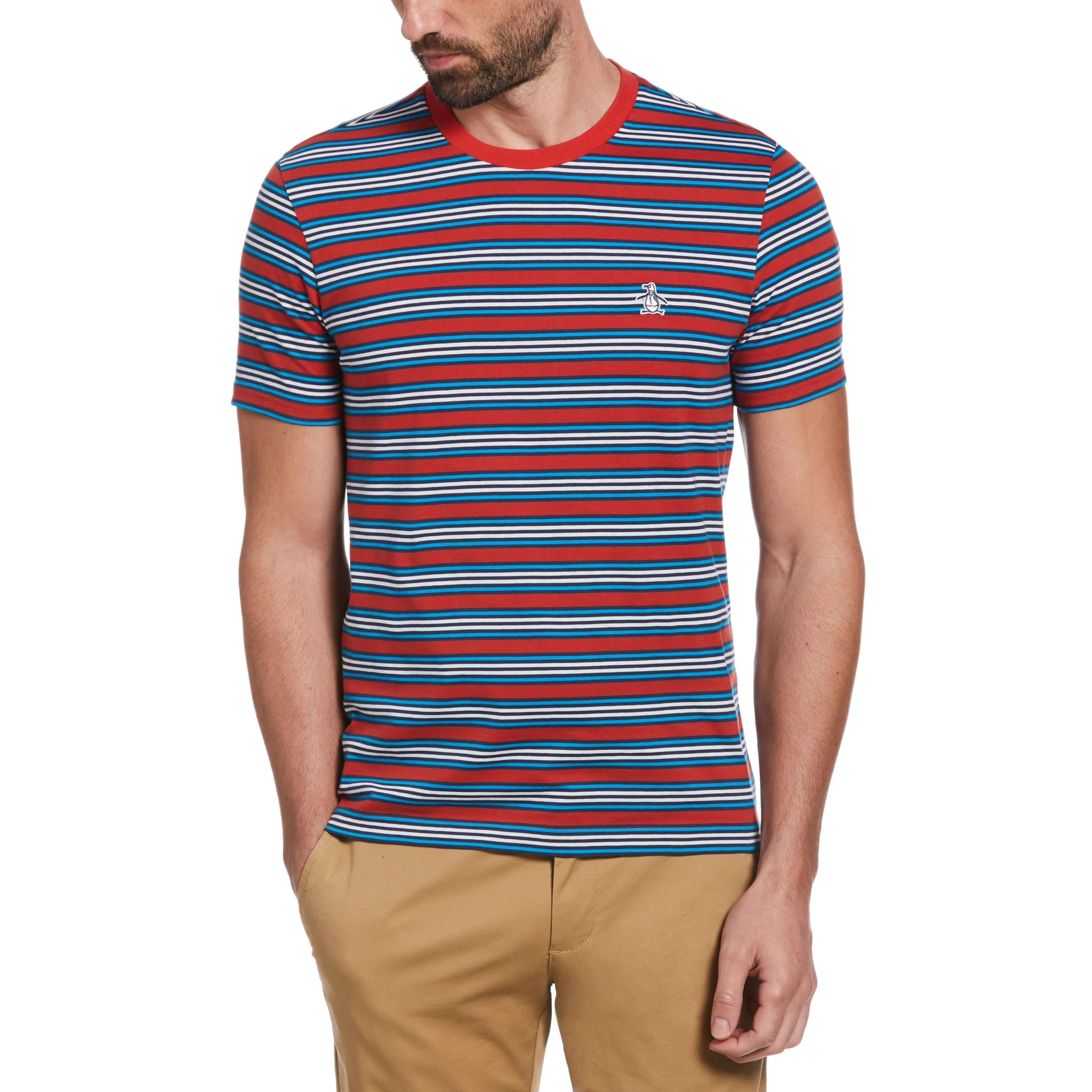 Engineered Bold Stripe Tee sold by Original Penguin