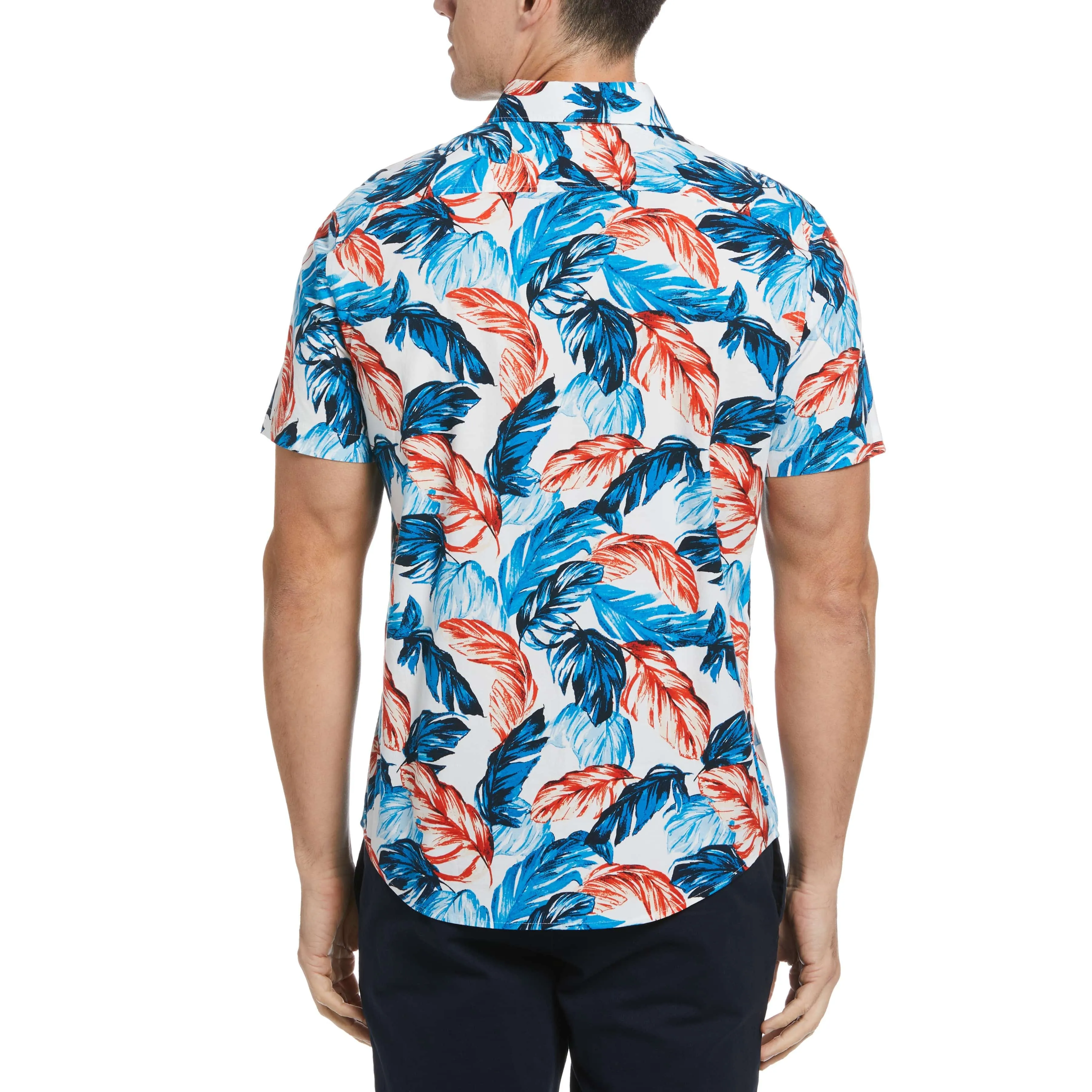 EcoVero™ Blend Leaf Print Shirt sold by Original Penguin product image thumbnail 2