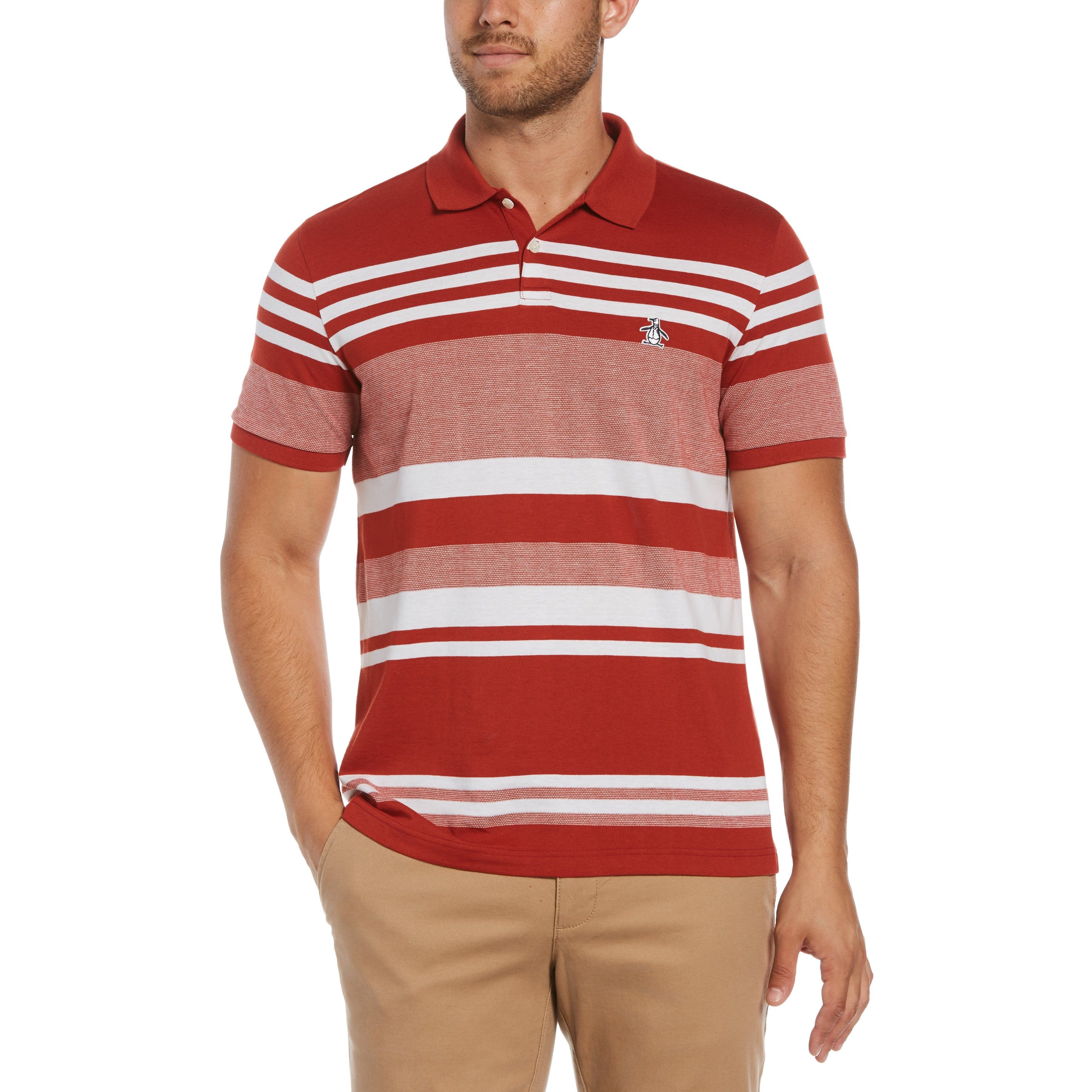 Engineered Stripe Polo sold by Original Penguin