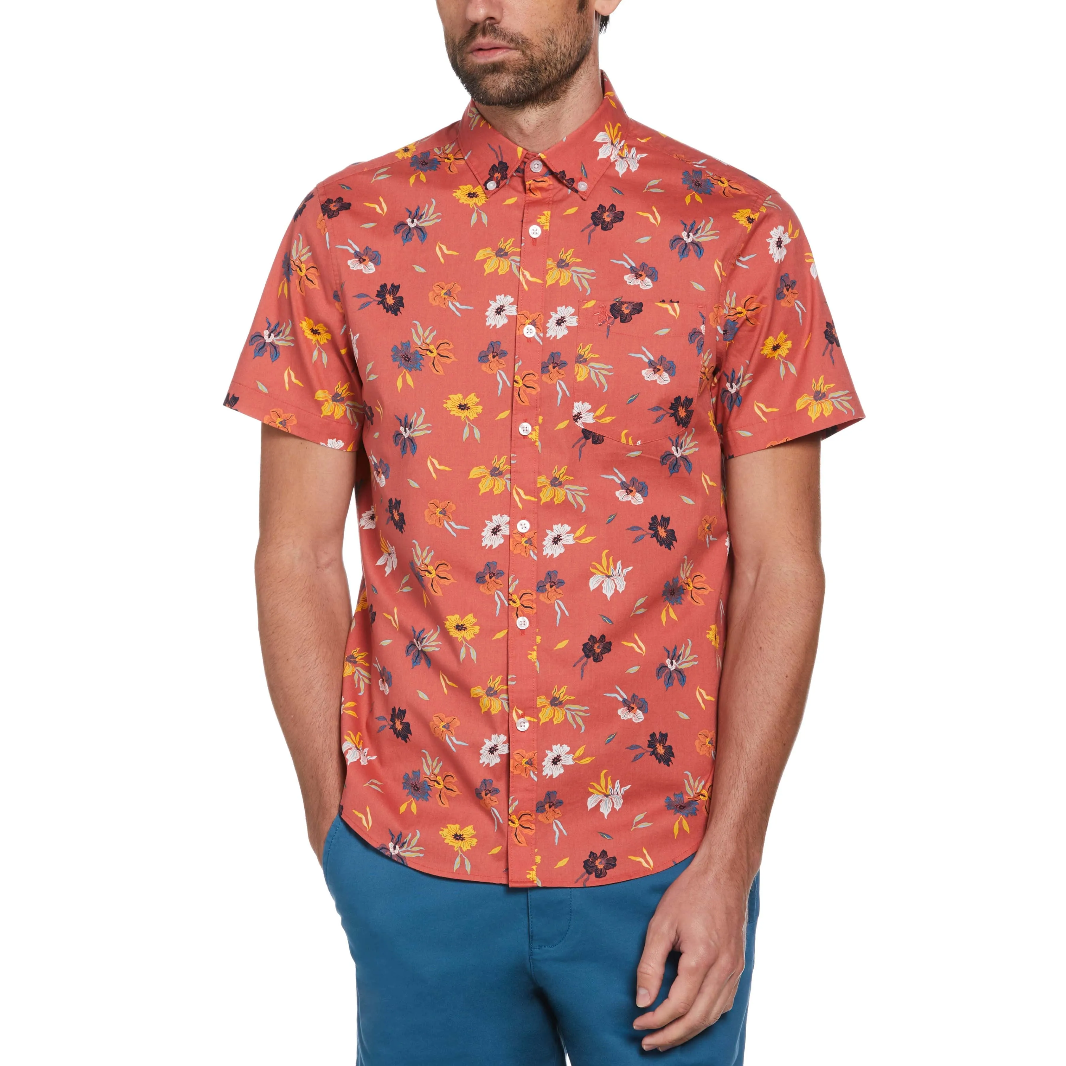 All Over Floral Print Button Down sold by Original Penguin