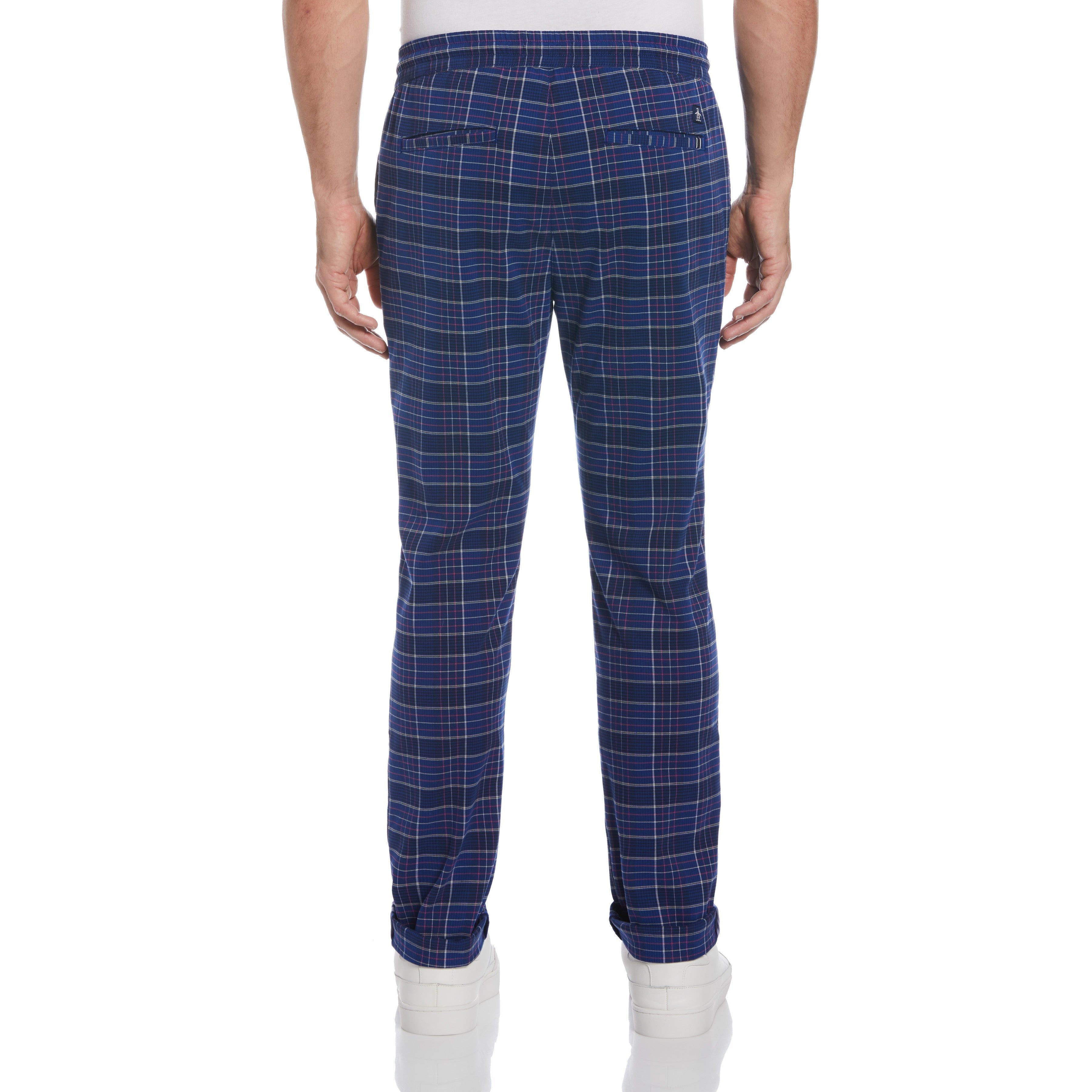 Slim Fit Plaid Drawstring Pant sold by Original Penguin product image thumbnail 2