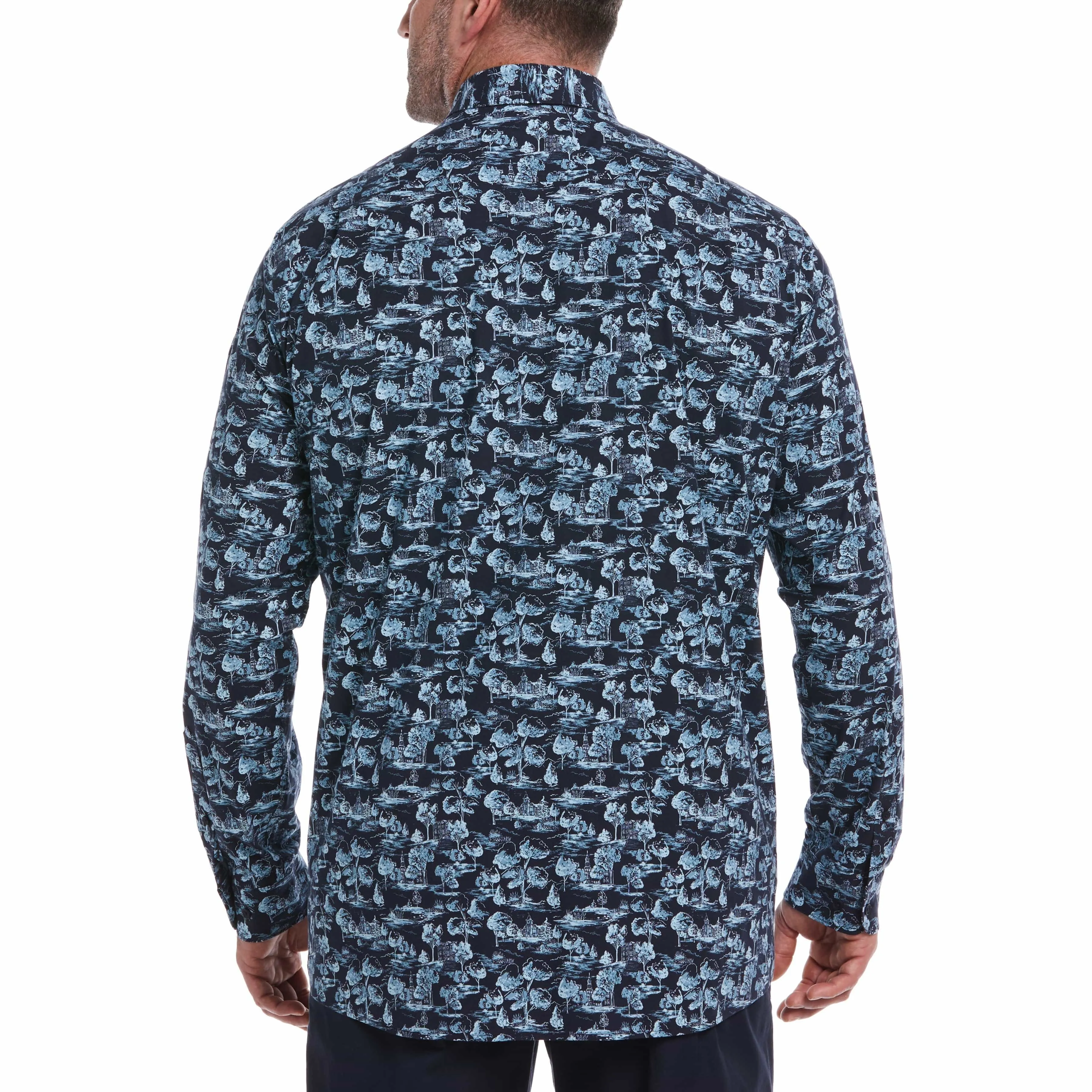 Big & Tall EcoVero™ Scenic Print Shirt sold by Original Penguin product image thumbnail 2