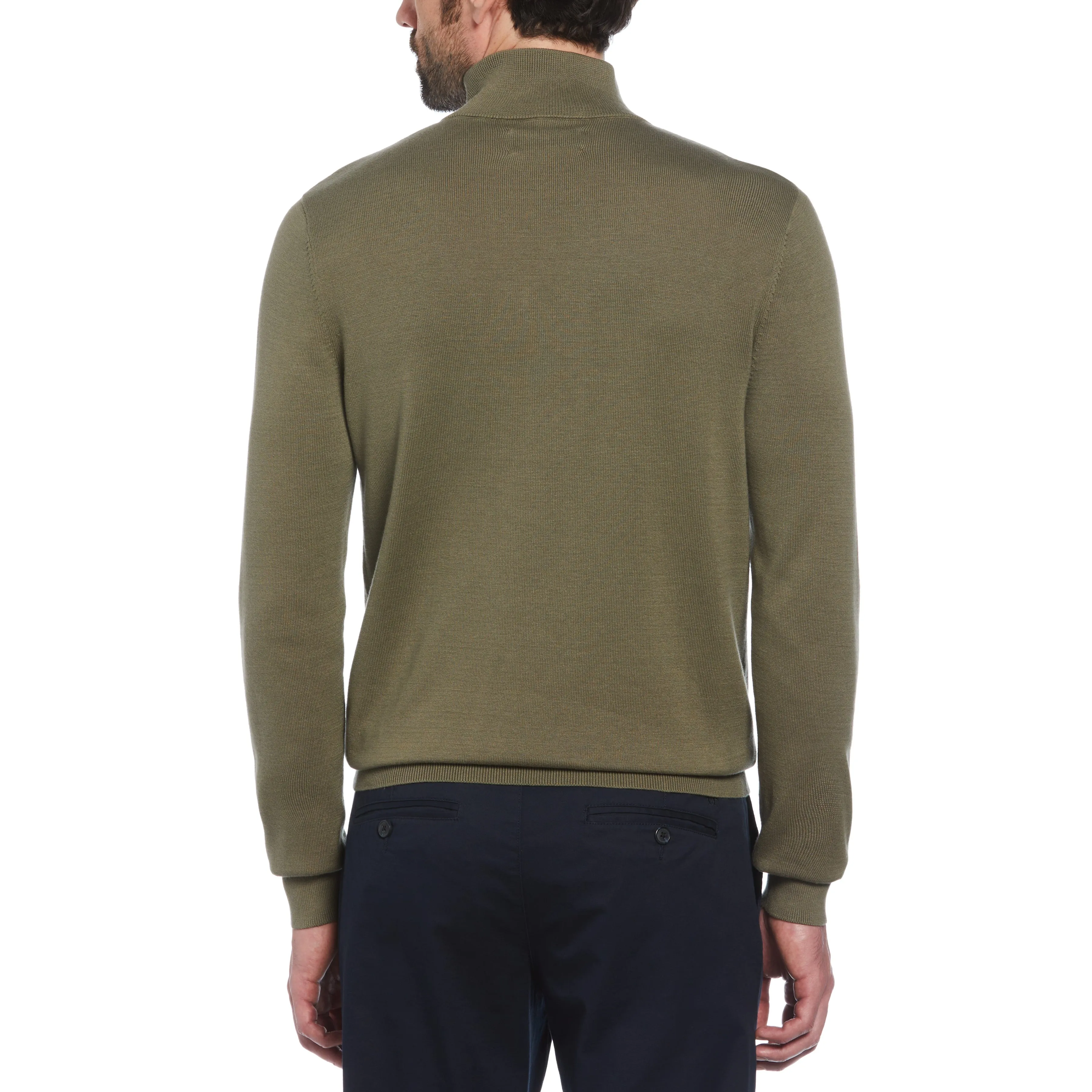 Quarter Zip Jersey Sweater sold by Original Penguin product image thumbnail 2