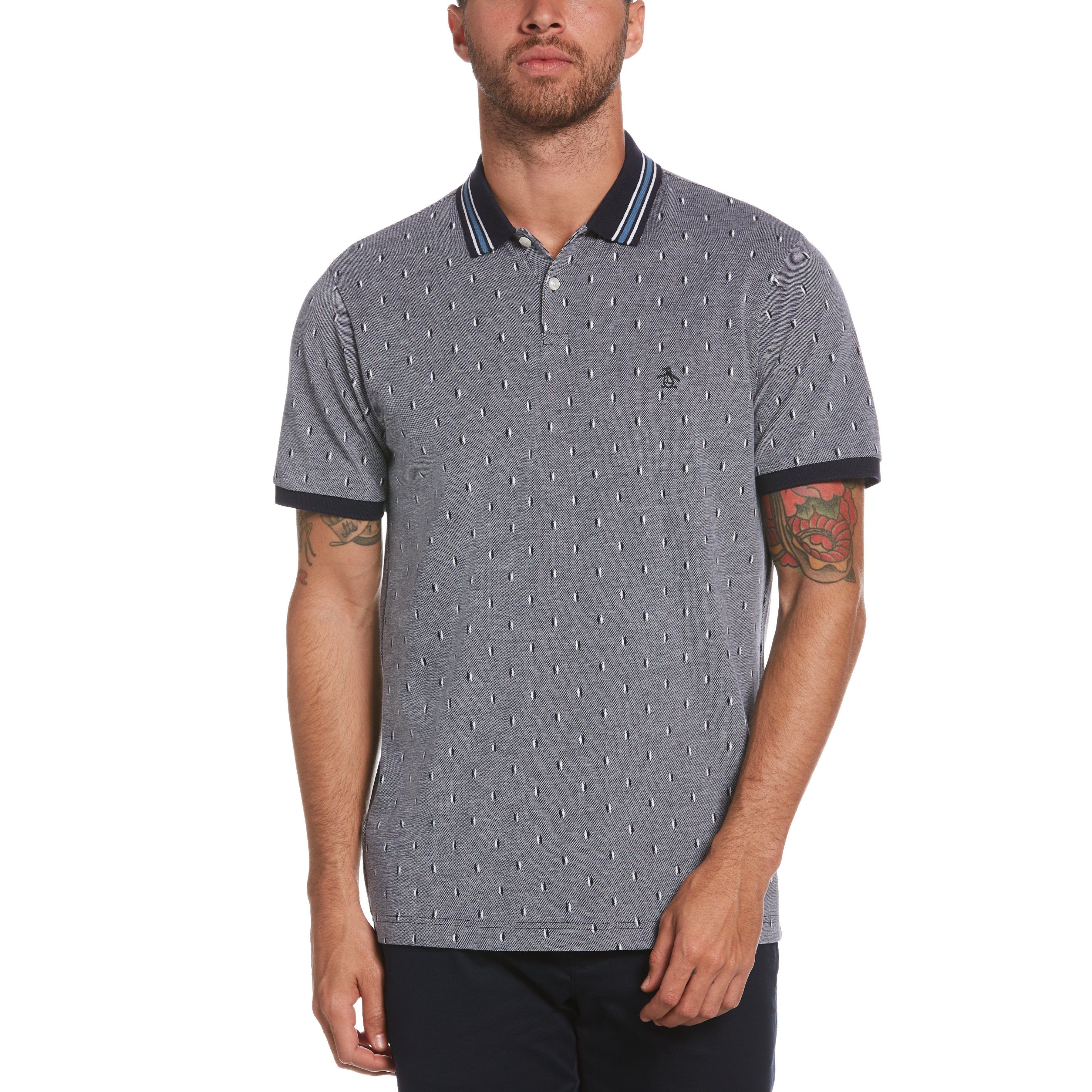 Diamond Print Polo sold by Original Penguin