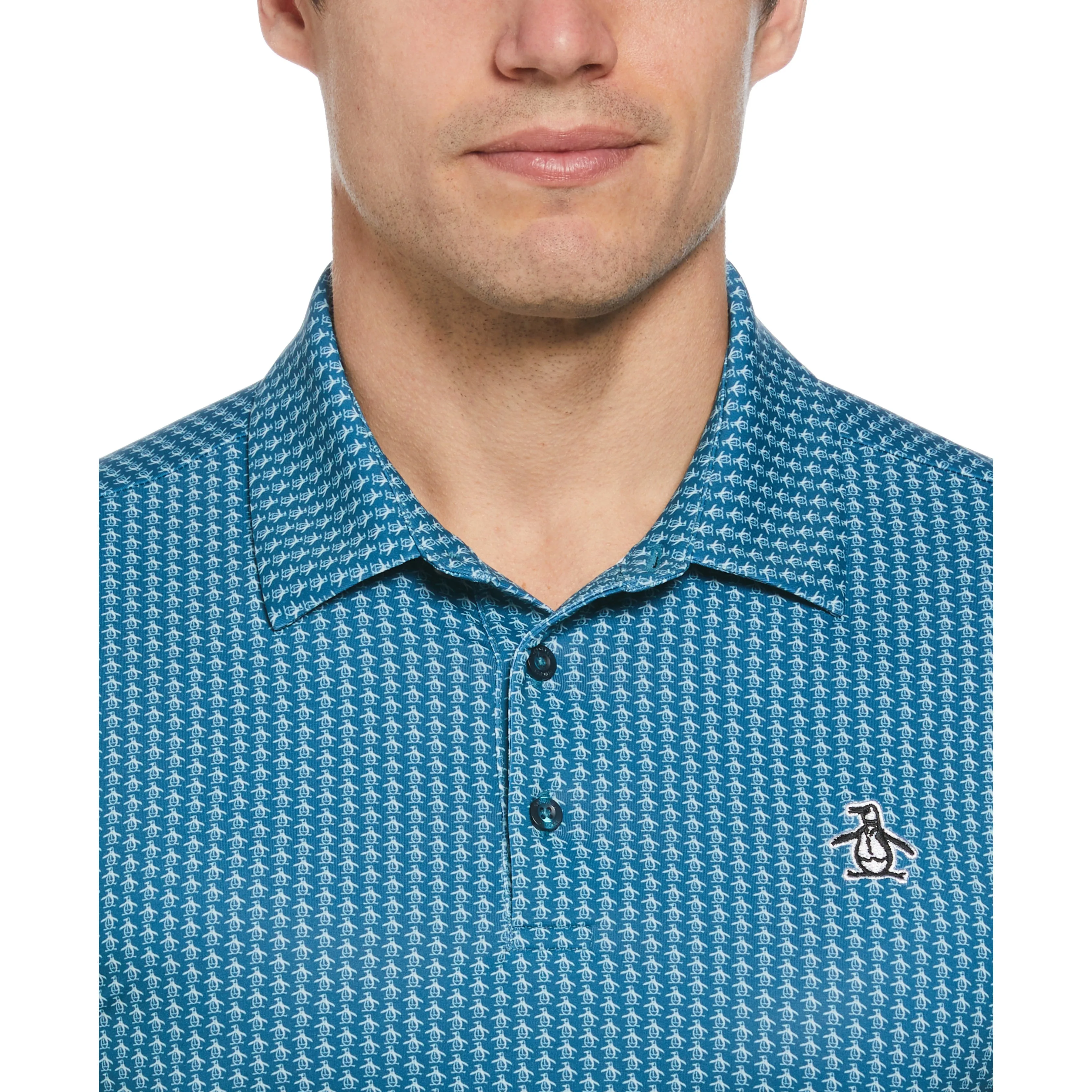 Allover Pete Print Golf Polo sold by Original Penguin product image thumbnail 3