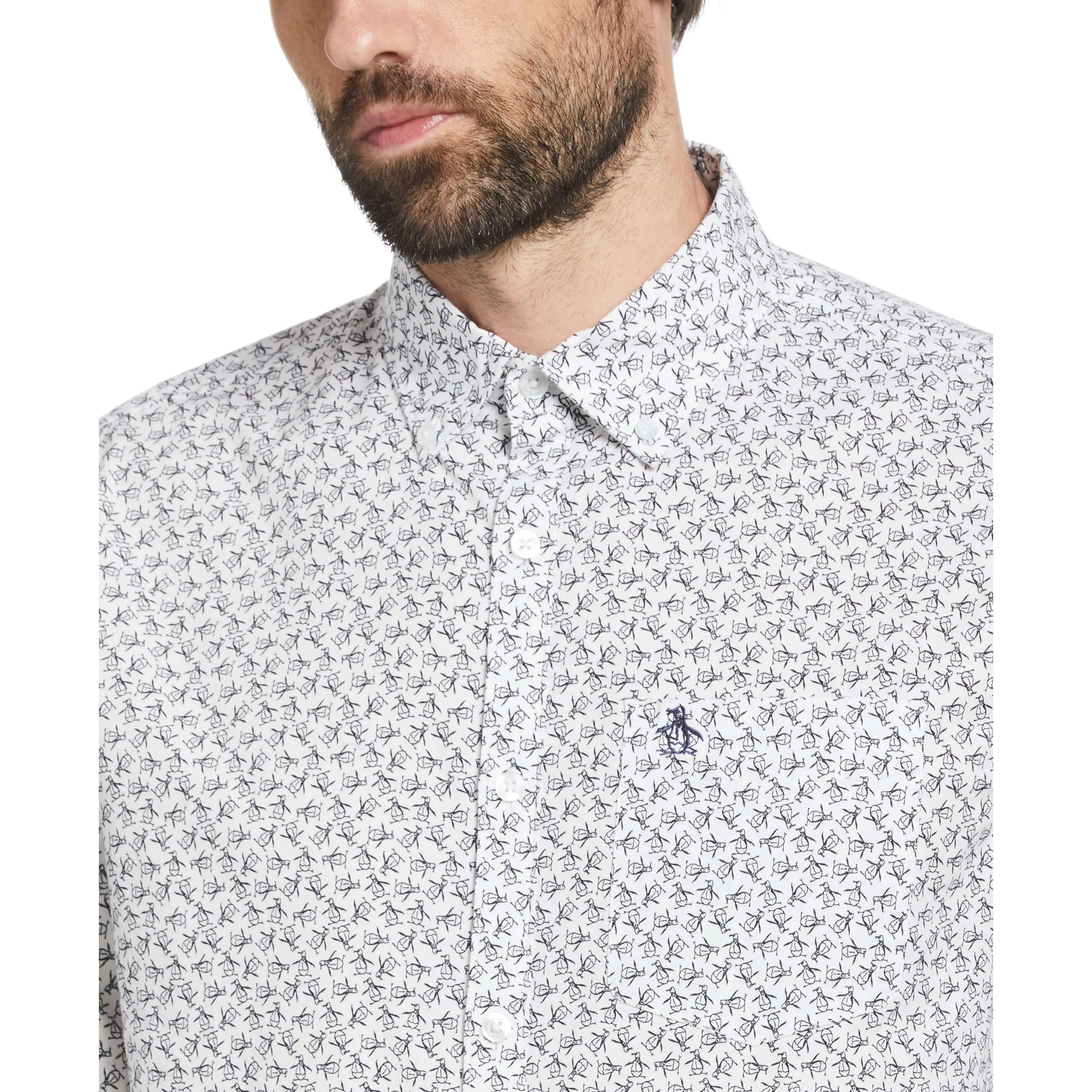 All-Over Tumble Pete Print Shirt sold by Original Penguin product image thumbnail 3