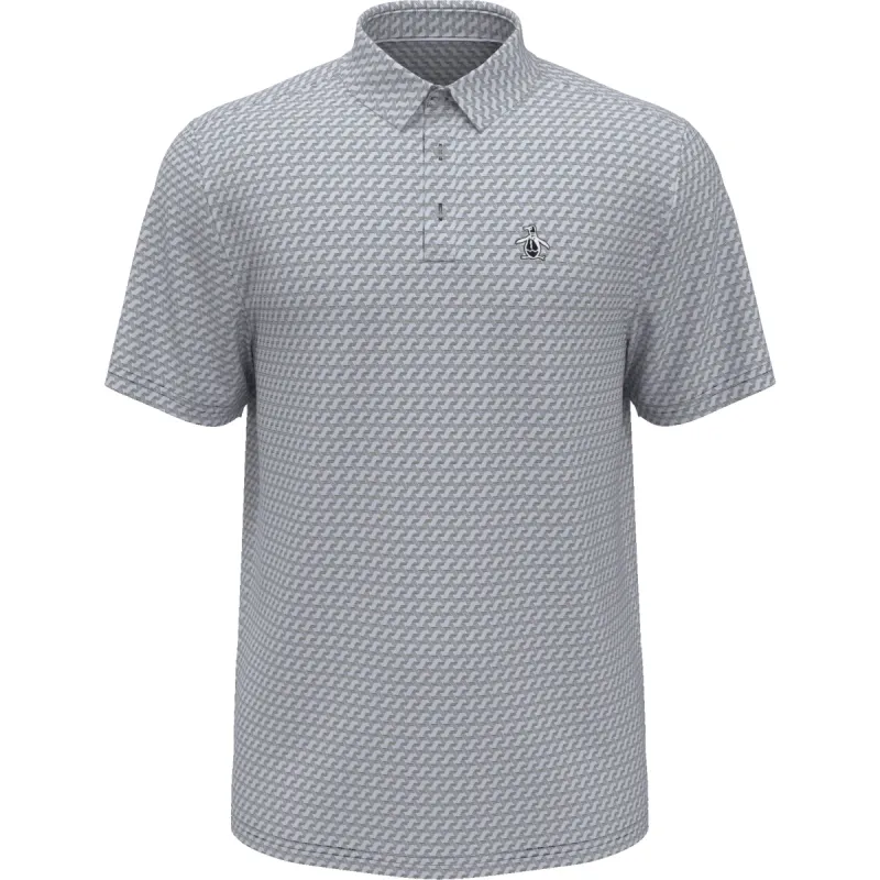 Retro Wave Print Golf Polo sold by Original Penguin