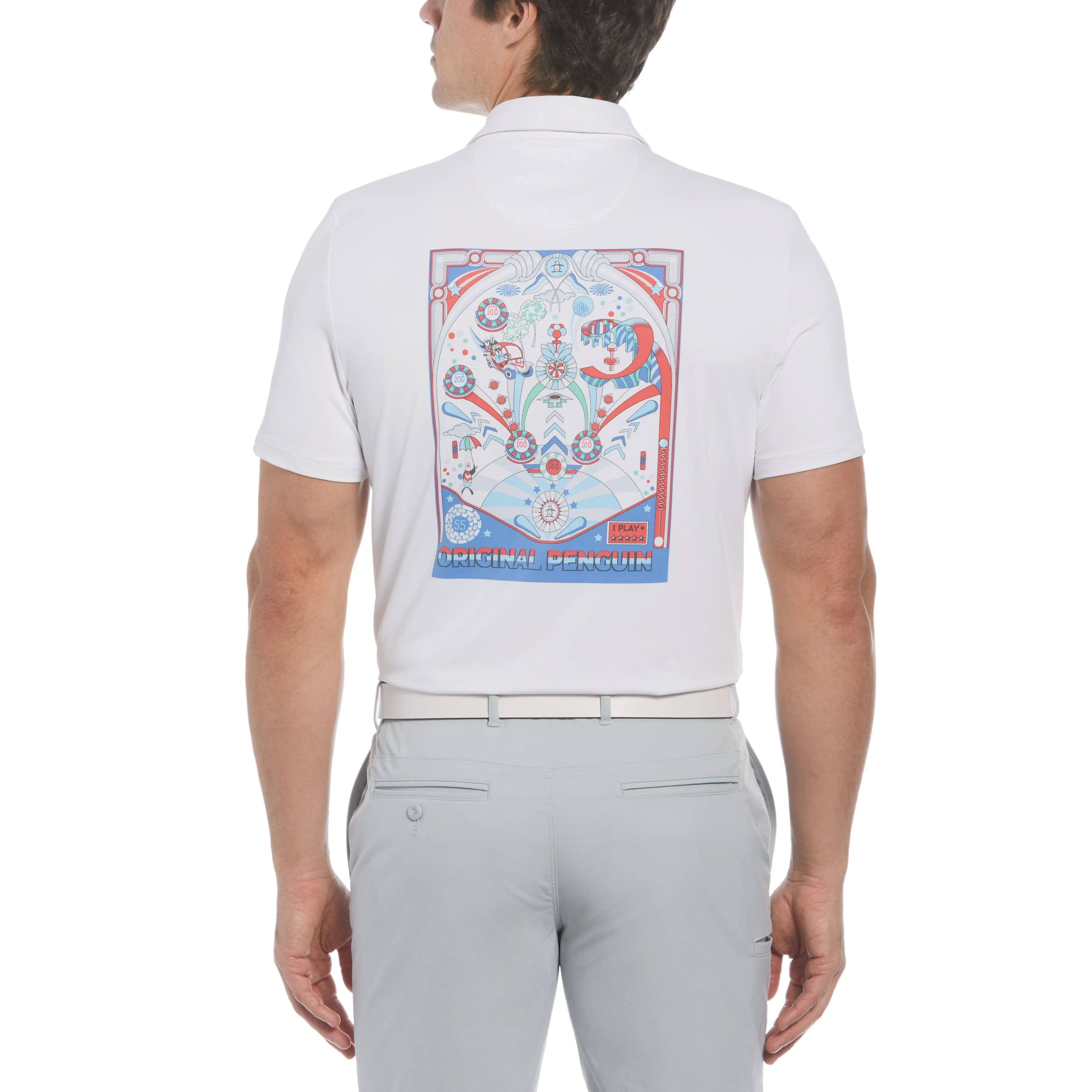 Pinball Graphic Print Golf Polo sold by Original Penguin product image thumbnail 2