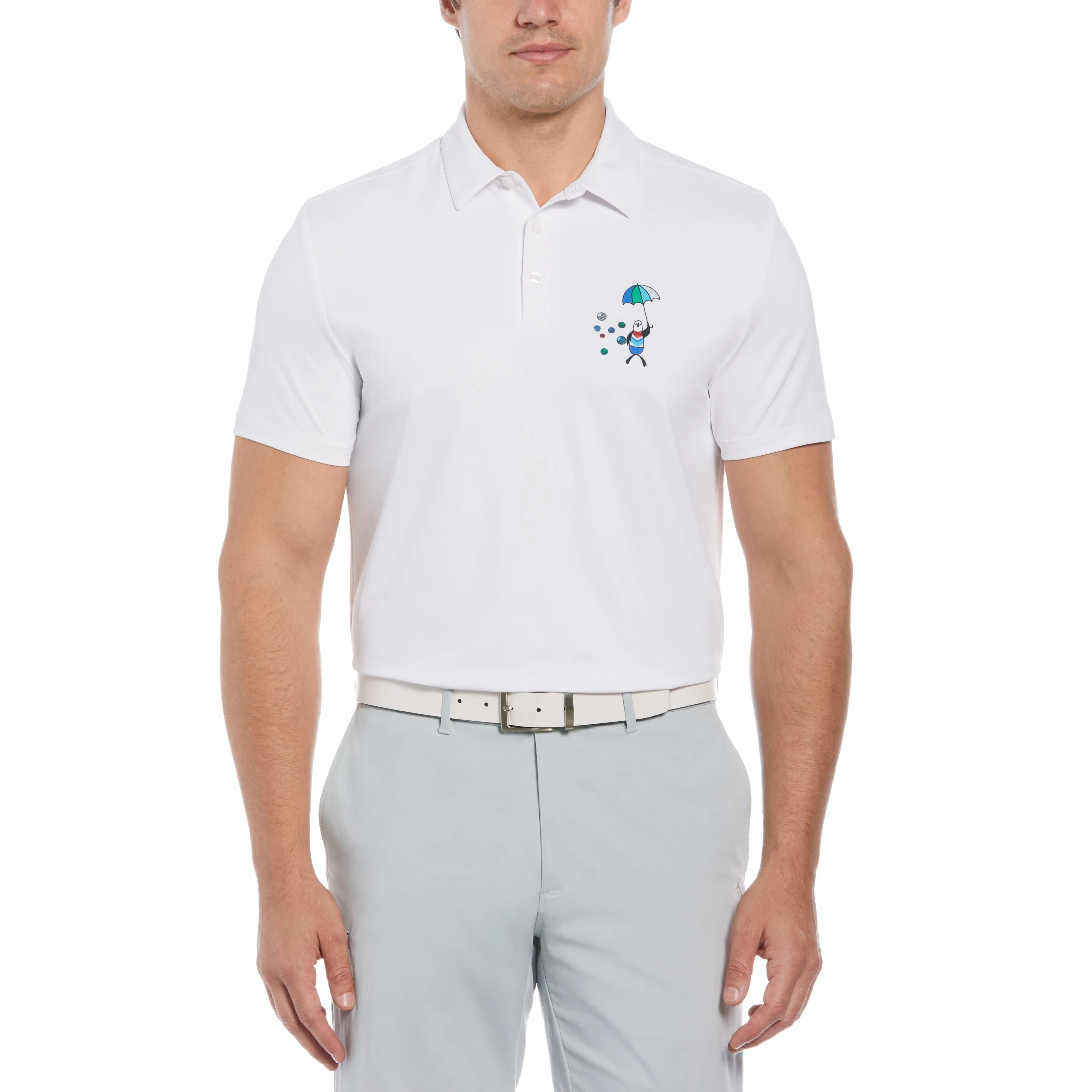 Pinball Graphic Print Golf Polo sold by Original Penguin