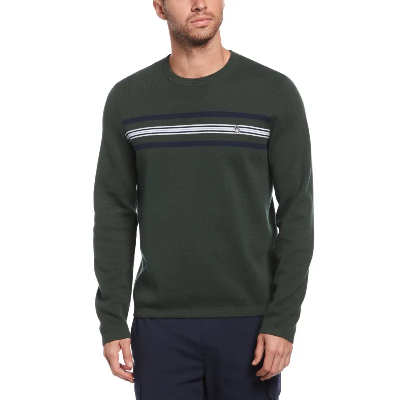 Engineered Chest Stripe Sweater sold by Original Penguin
