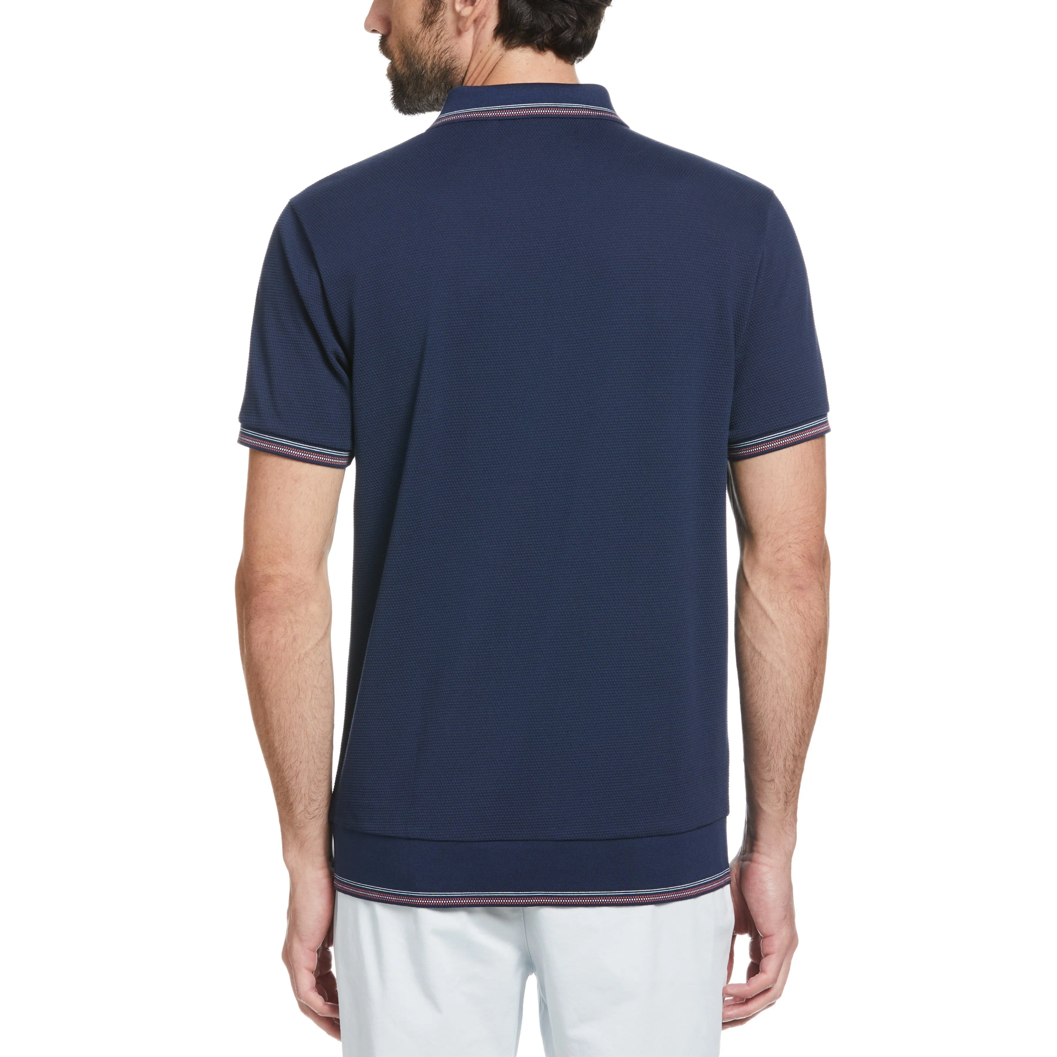 Jacquard Zip Polo sold by Original Penguin product image thumbnail 2