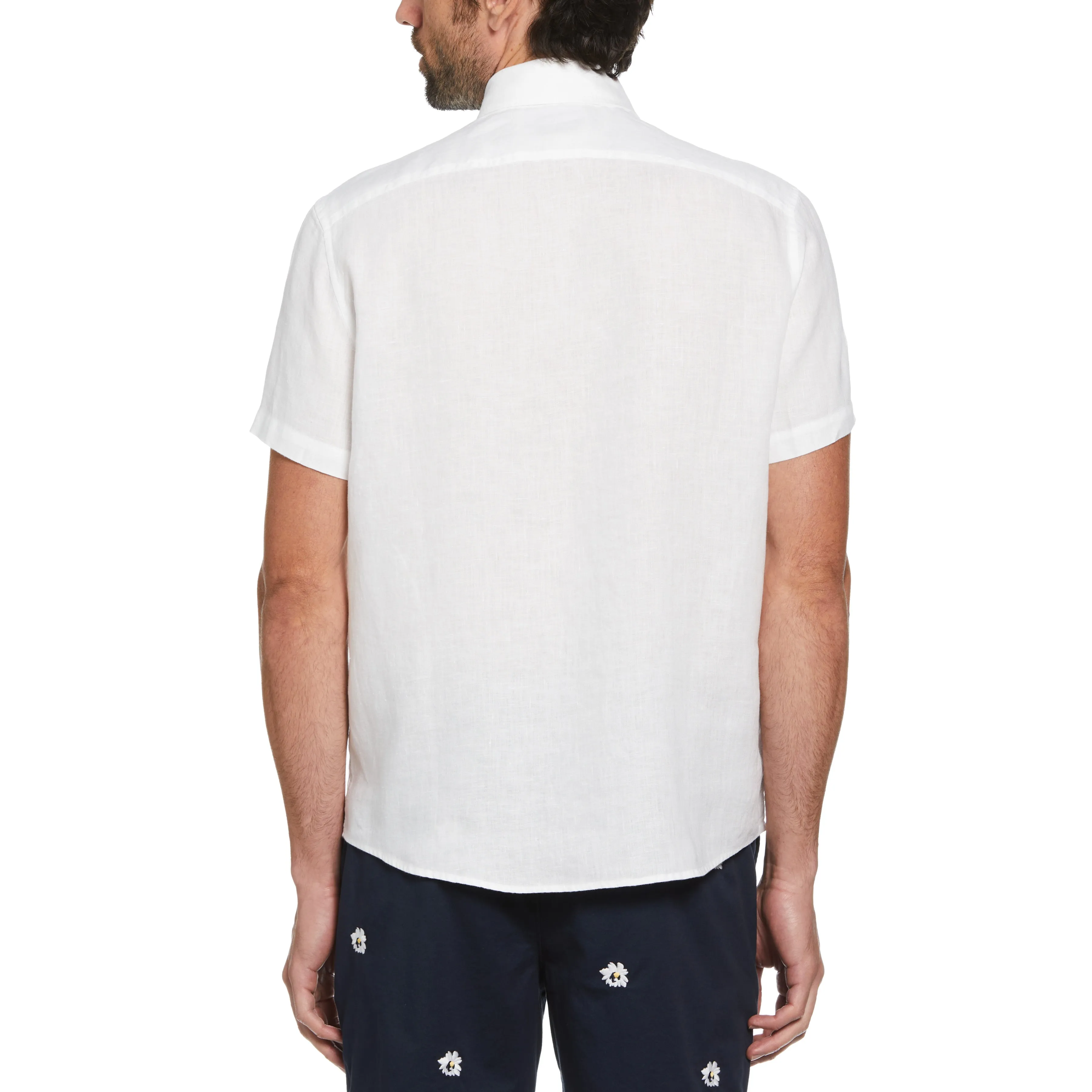 Short Sleeve Washed Linen Shirt sold by Original Penguin product image thumbnail 2