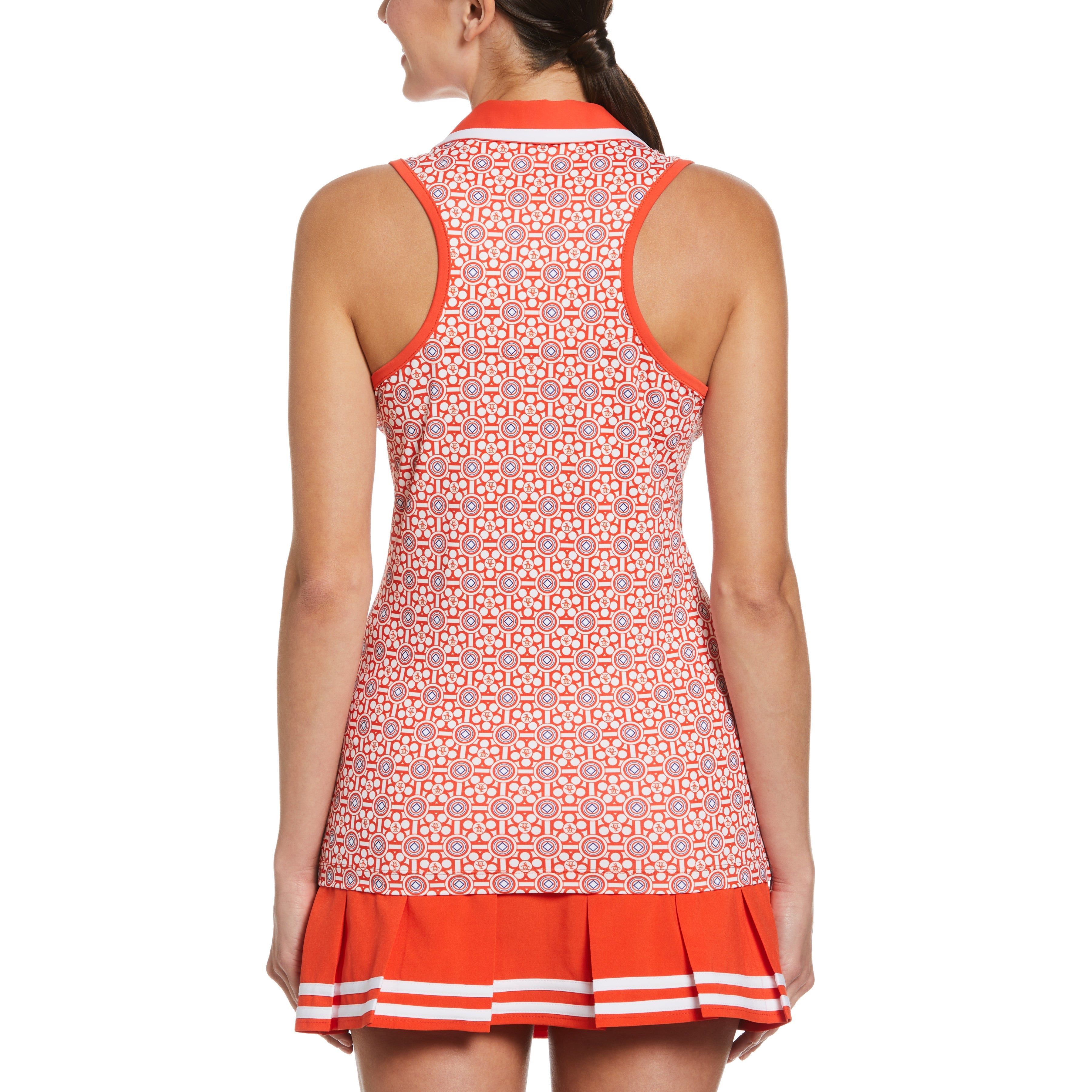 Women's Geometric Print V-Neck Golf Polo sold by Original Penguin product image thumbnail 2