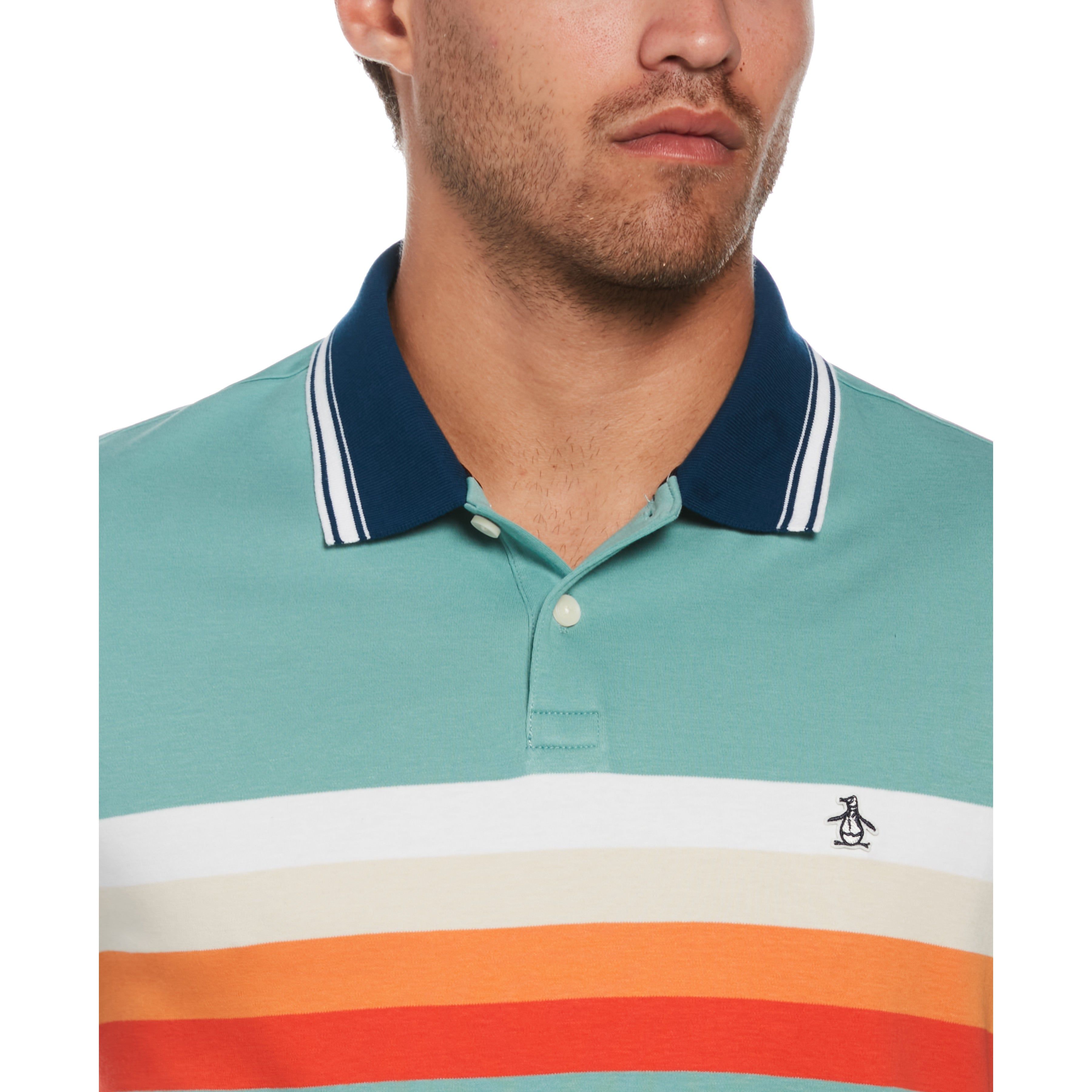 Chest Stripe Polo sold by Original Penguin product image thumbnail 3