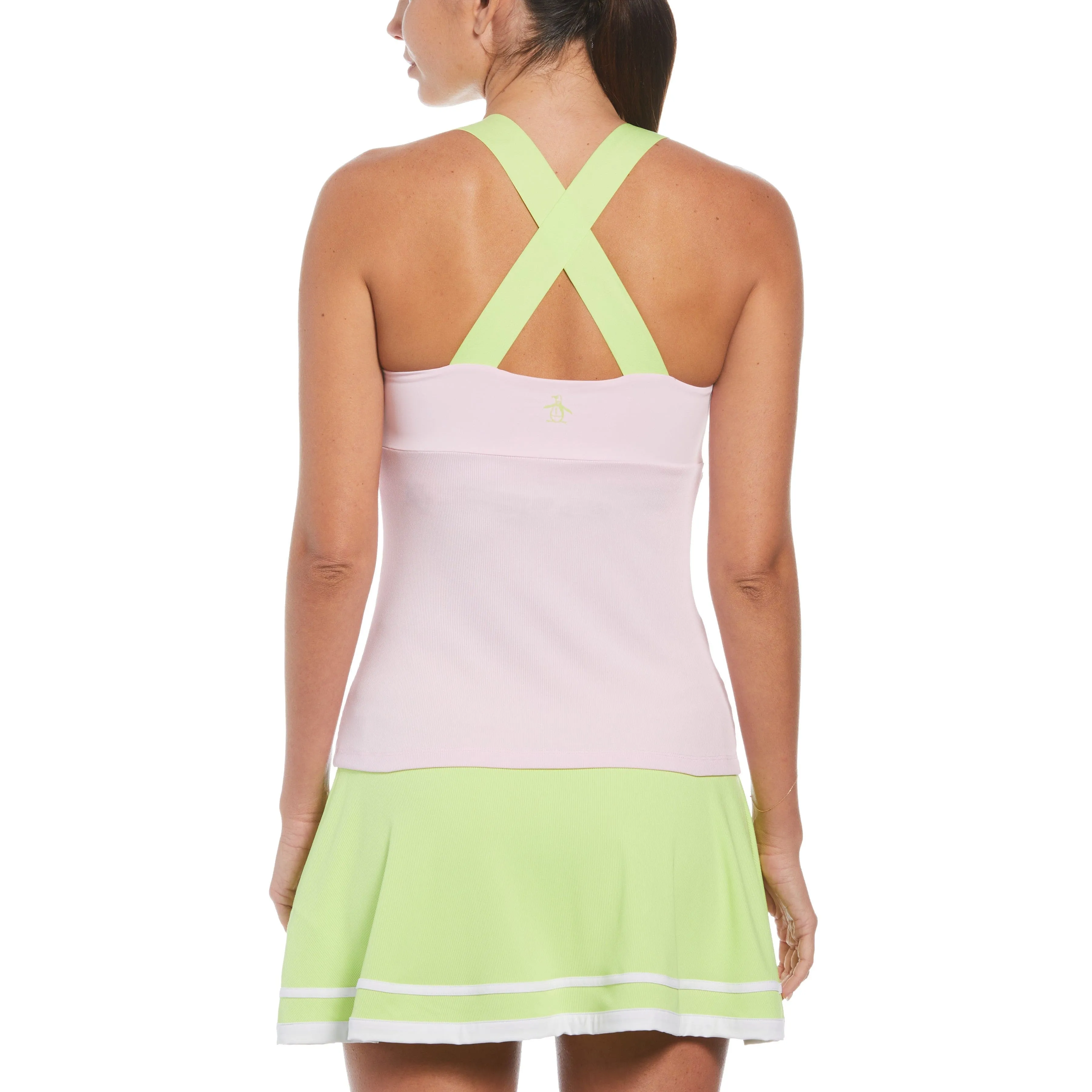 Women's Ribbed Criss Cross Tennis Tank Top sold by Original Penguin product image thumbnail 4