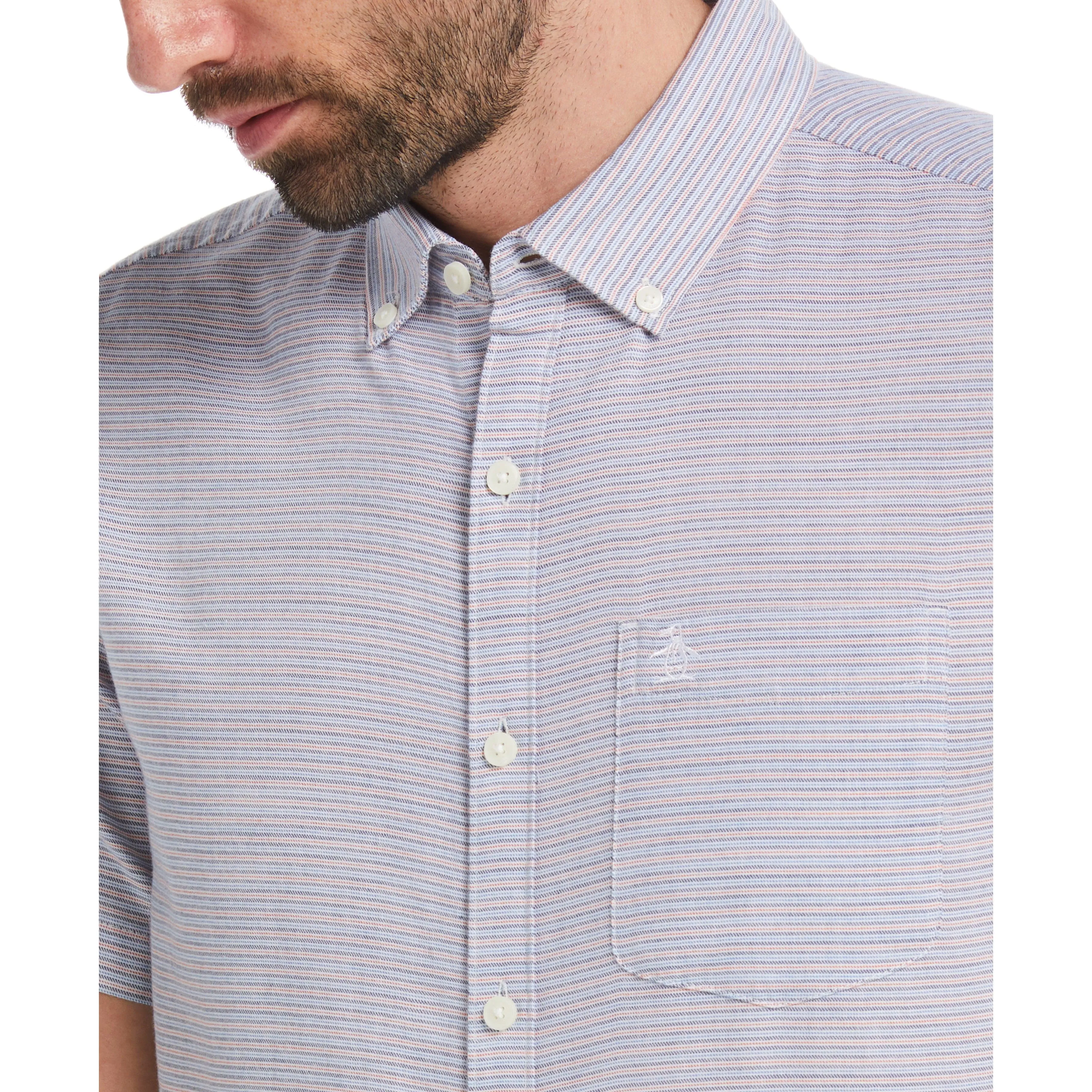 Lightweight Twill Stripe Shirt sold by Original Penguin product image thumbnail 3