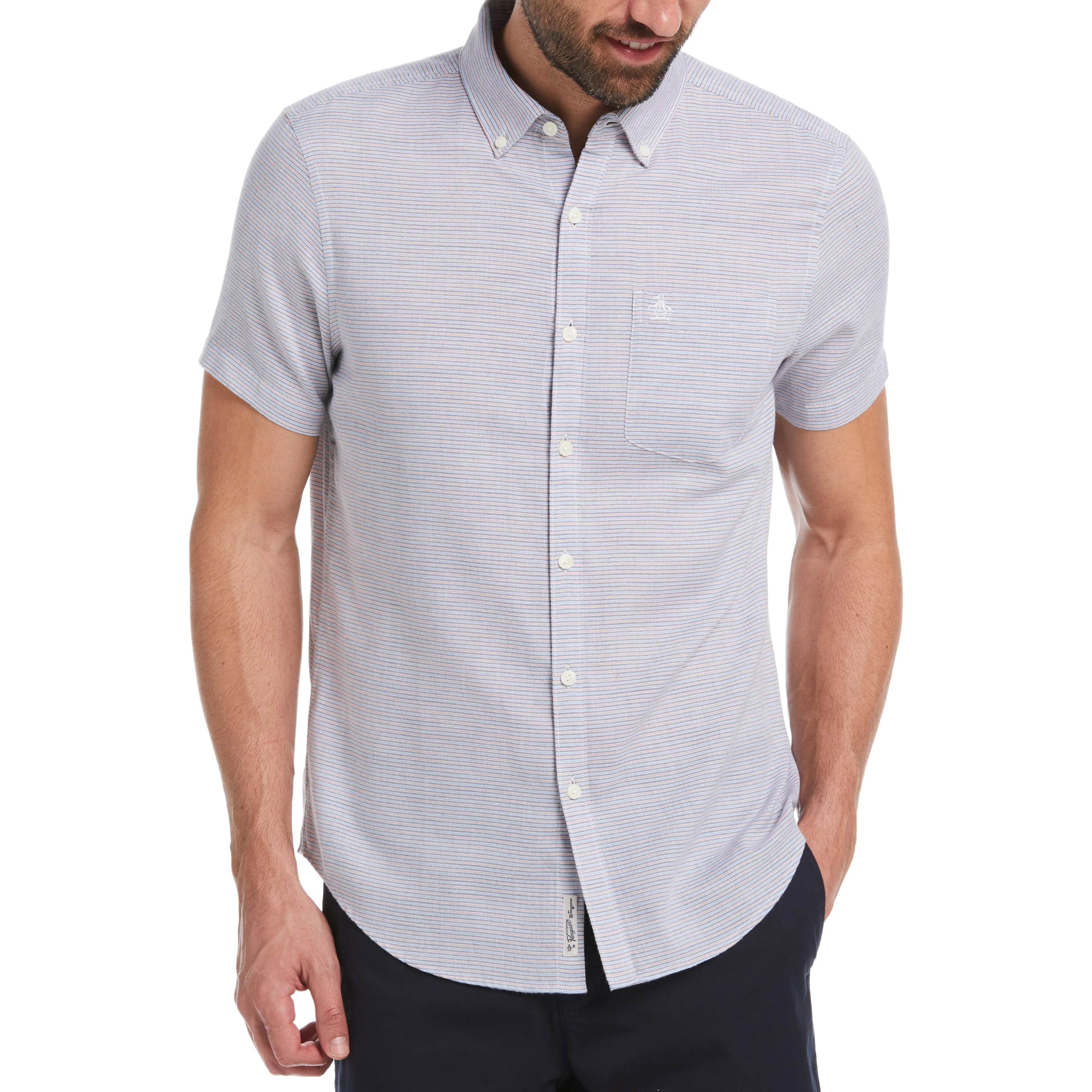 Lightweight Twill Stripe Shirt sold by Original Penguin