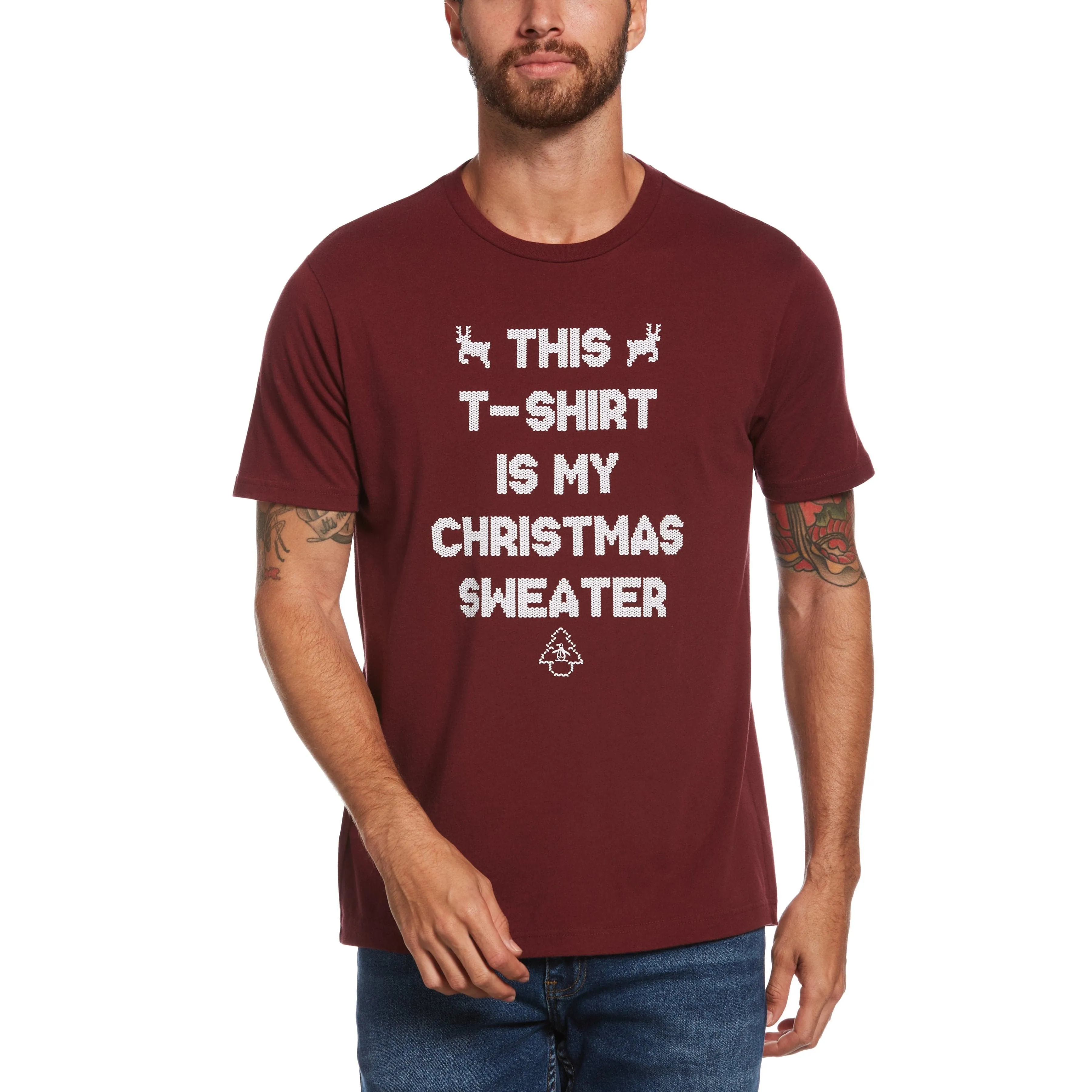 Holiday Sweater Tee sold by Original Penguin