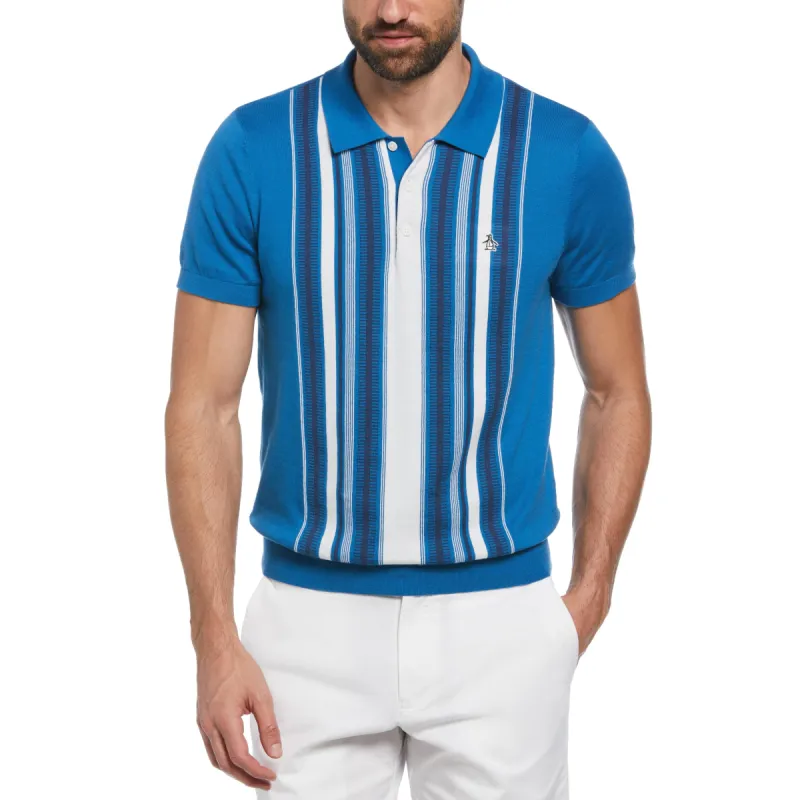Vertical Stripe Sweater Polo sold by Original Penguin
