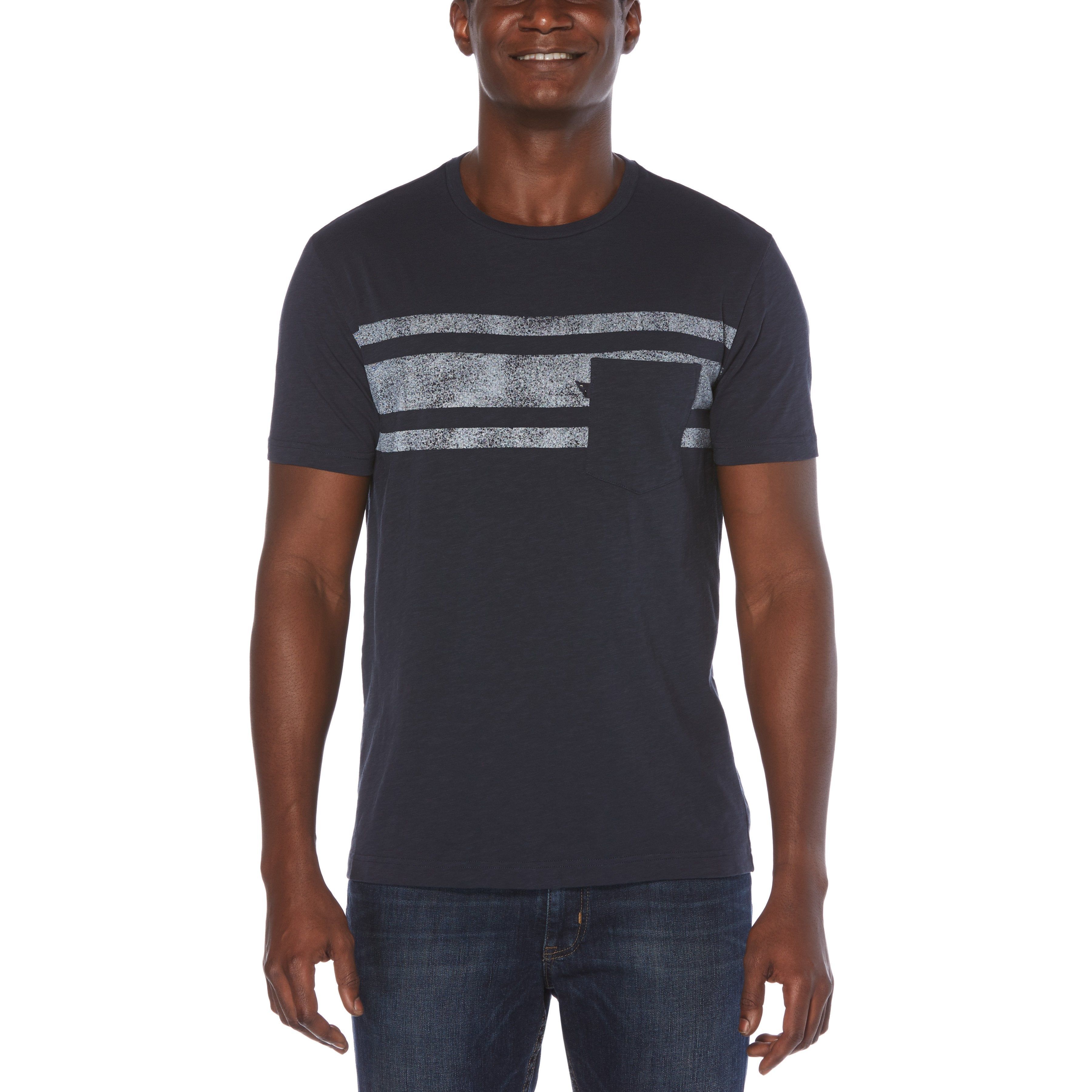 Chest Stripe Slub Pocket Tee sold by Original Penguin