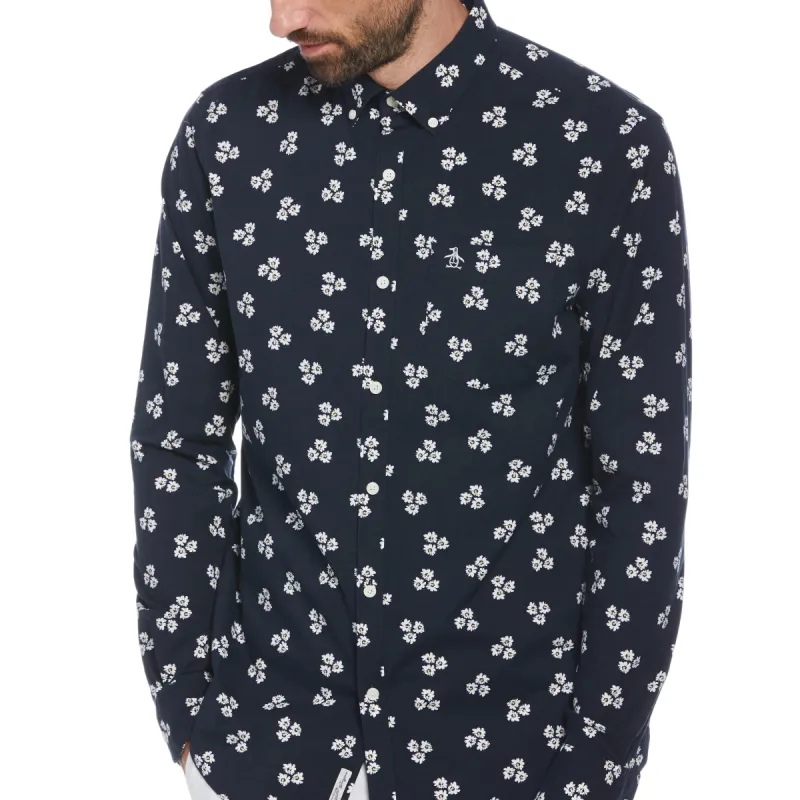 Ecovero™ Ditsy Daisy Print Shirt sold by Original Penguin