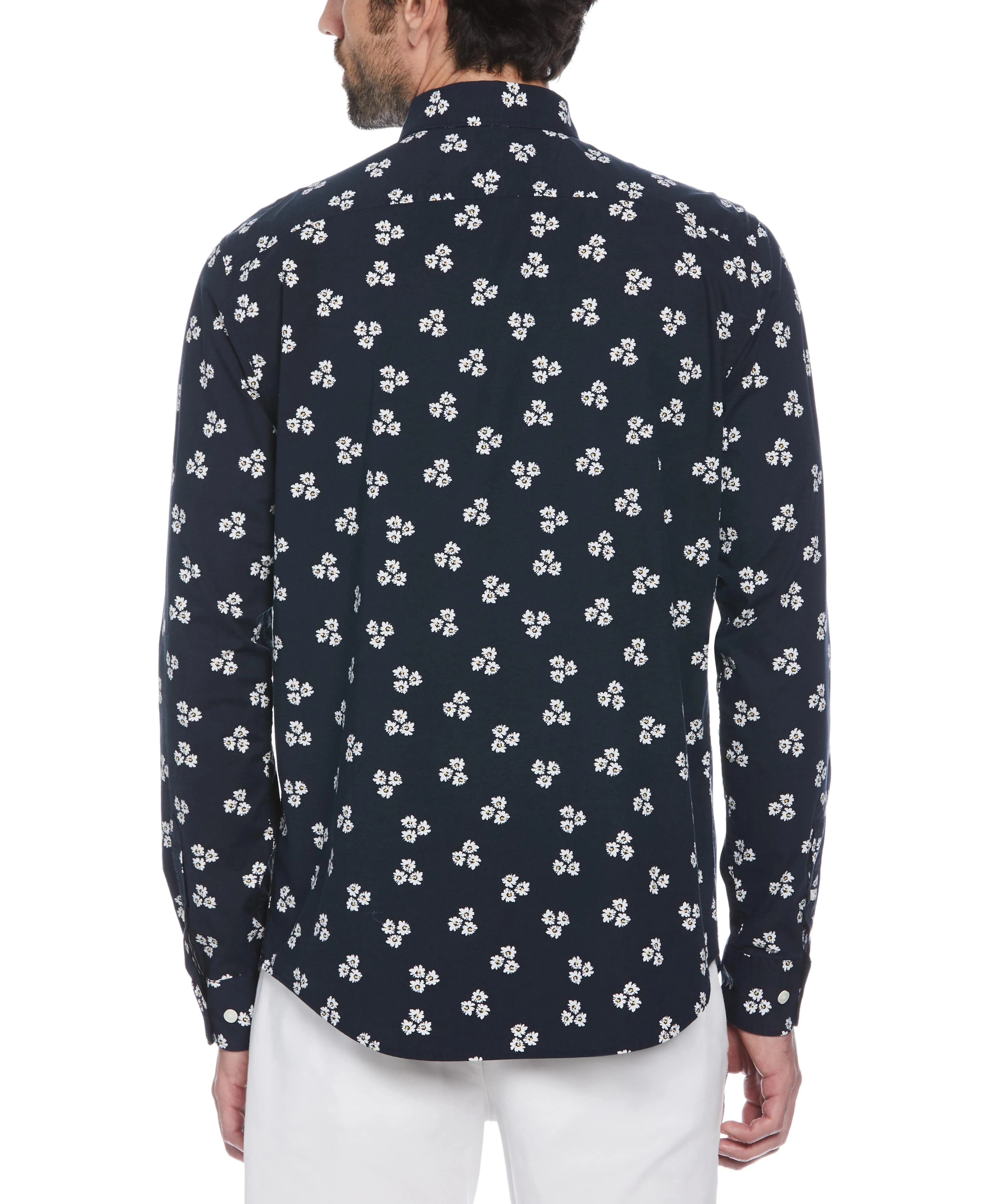 Ecovero™ Ditsy Daisy Print Shirt sold by Original Penguin product image thumbnail 3