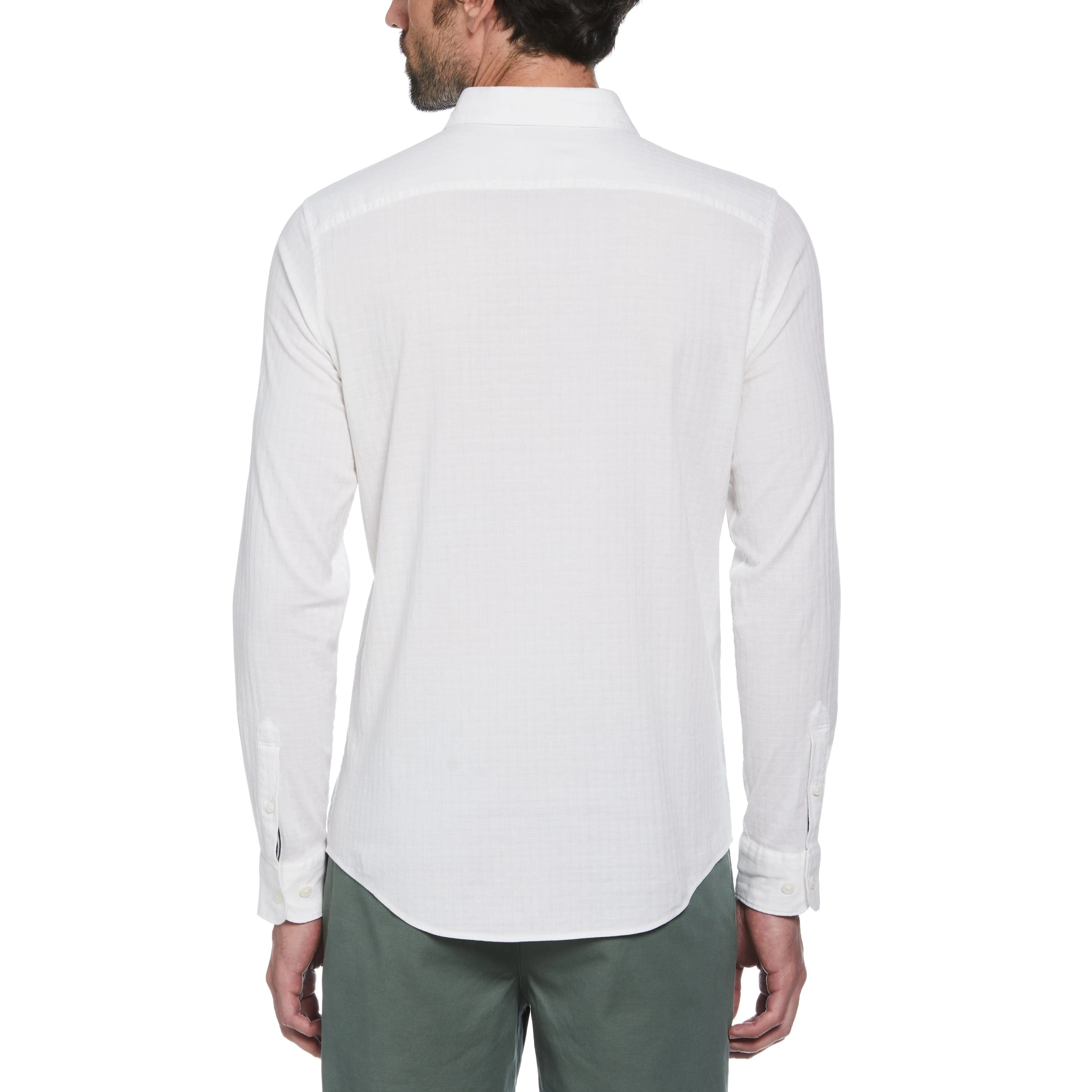 Textured Dobby Plaid Pattern Shirt sold by Original Penguin product image thumbnail 2