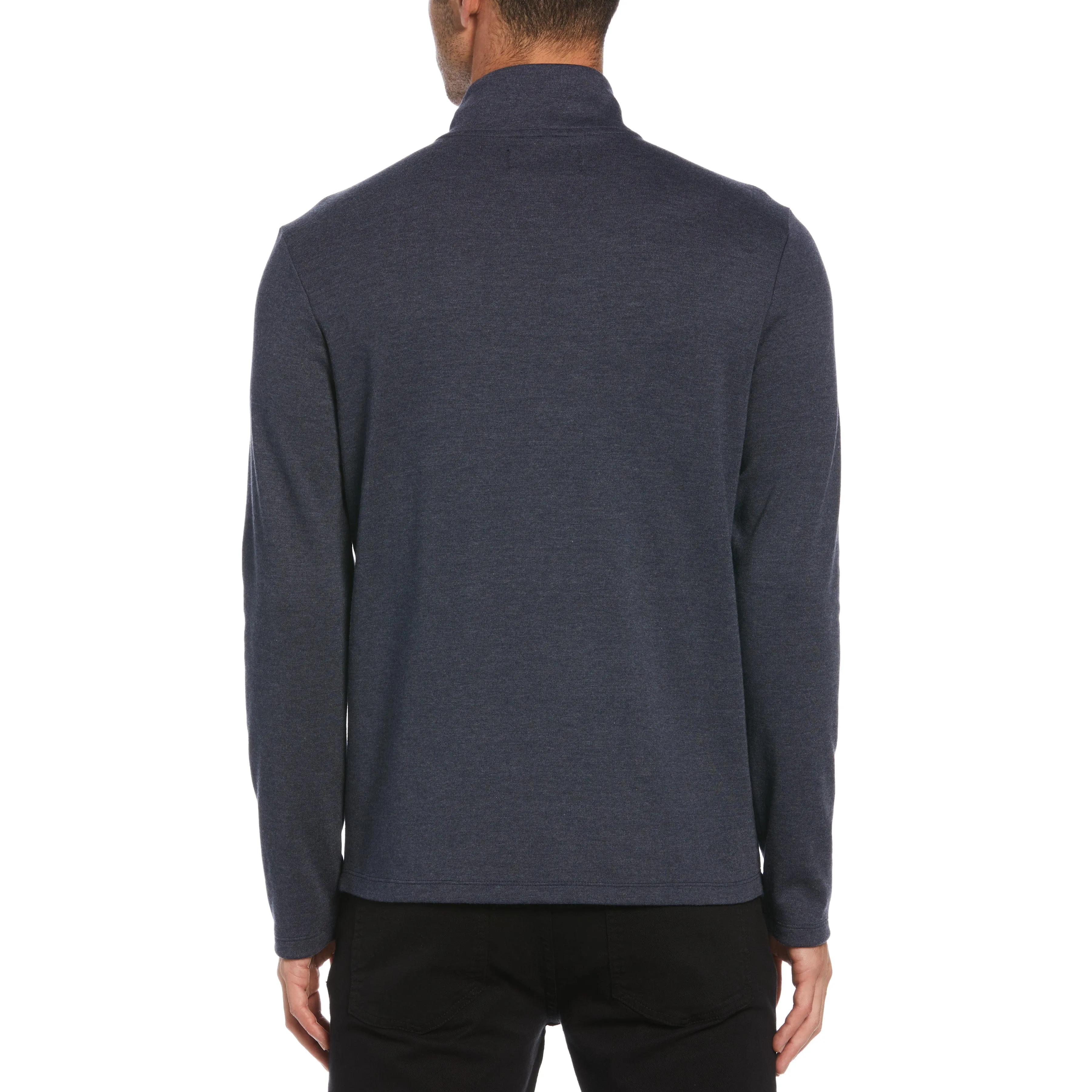 Perforated Fleece Quarter Zip Sweatshirt sold by Original Penguin product image thumbnail 3