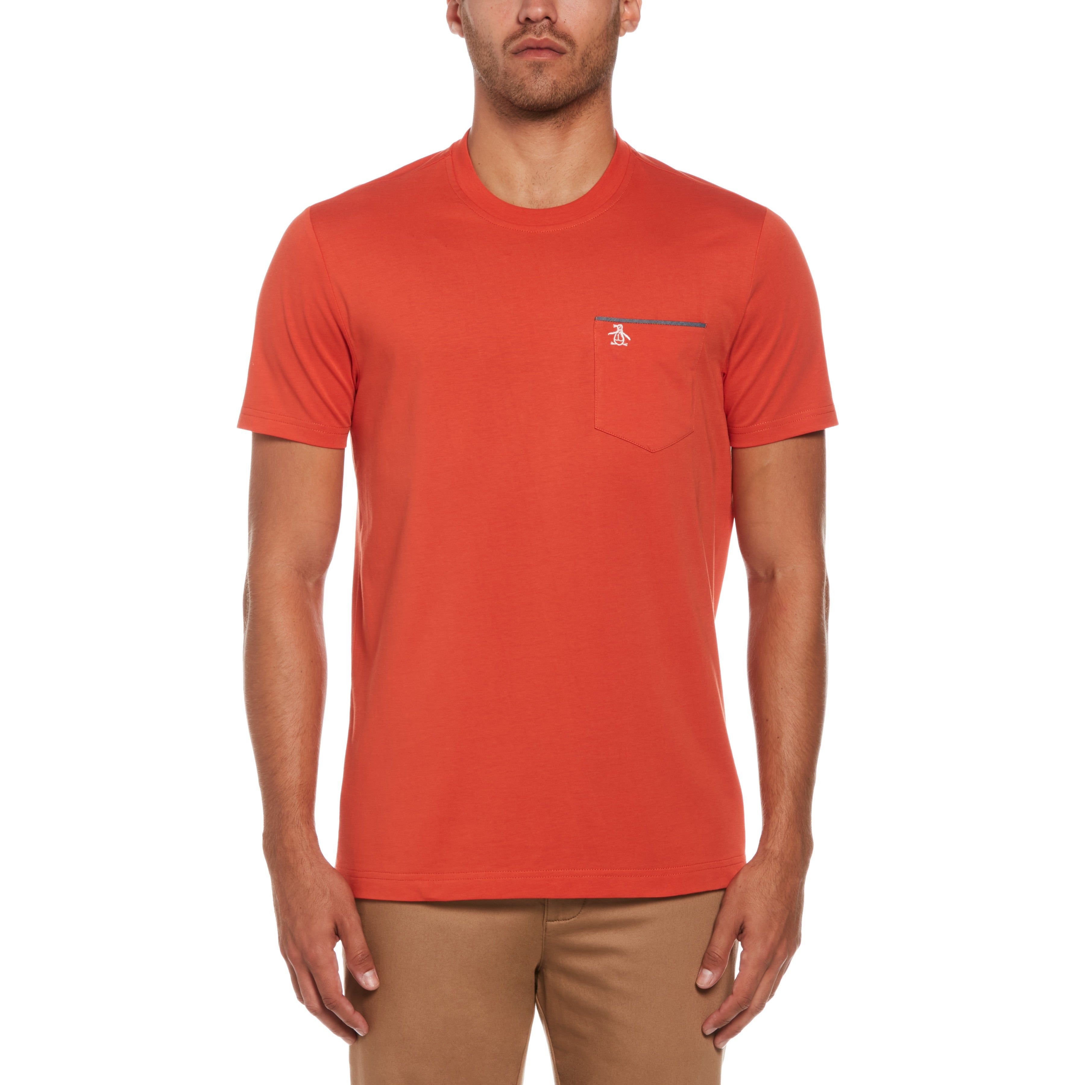 Chambray Trim Pocket Tee sold by Original Penguin