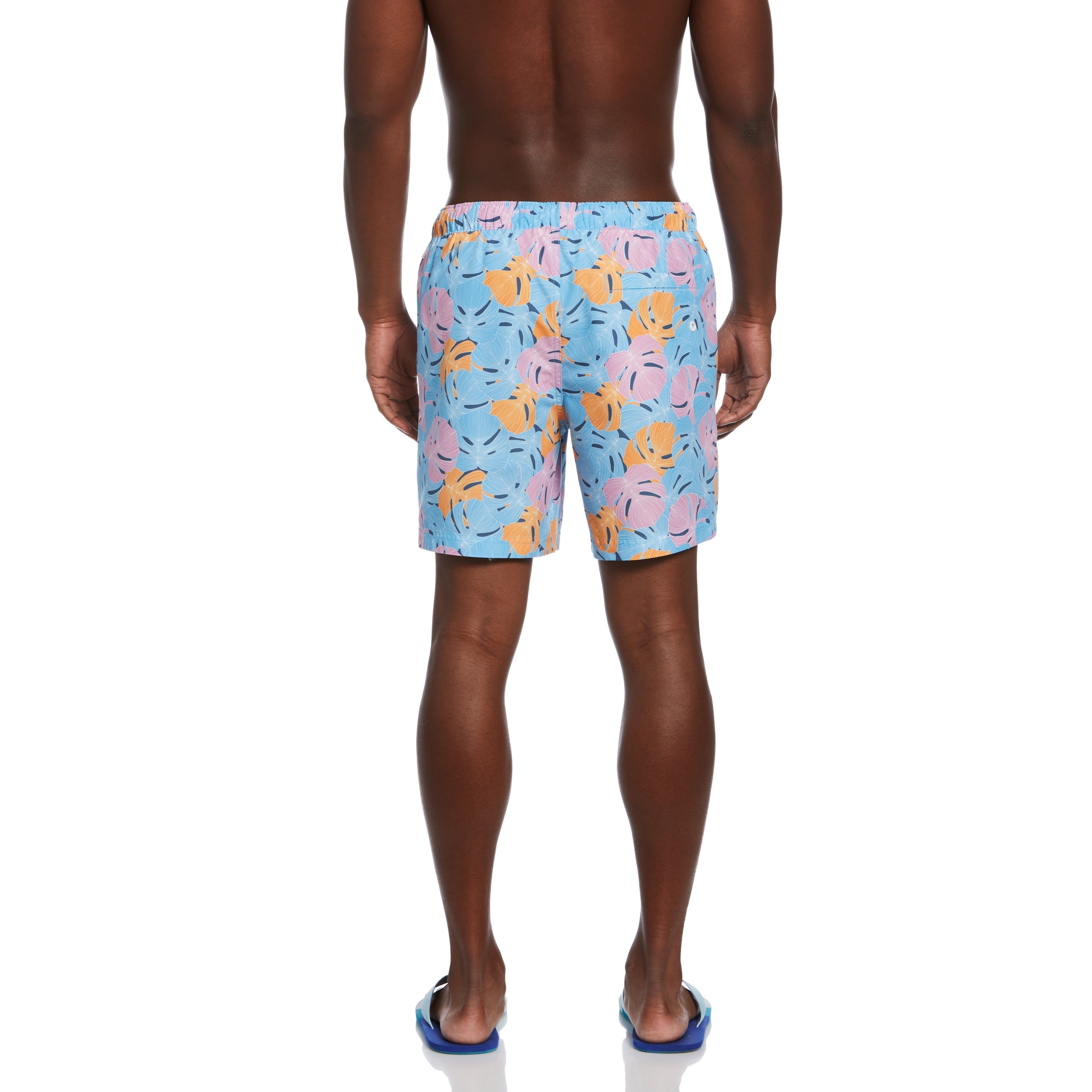 Large Leaf Print Swim Shorts sold by Original Penguin product image thumbnail 3