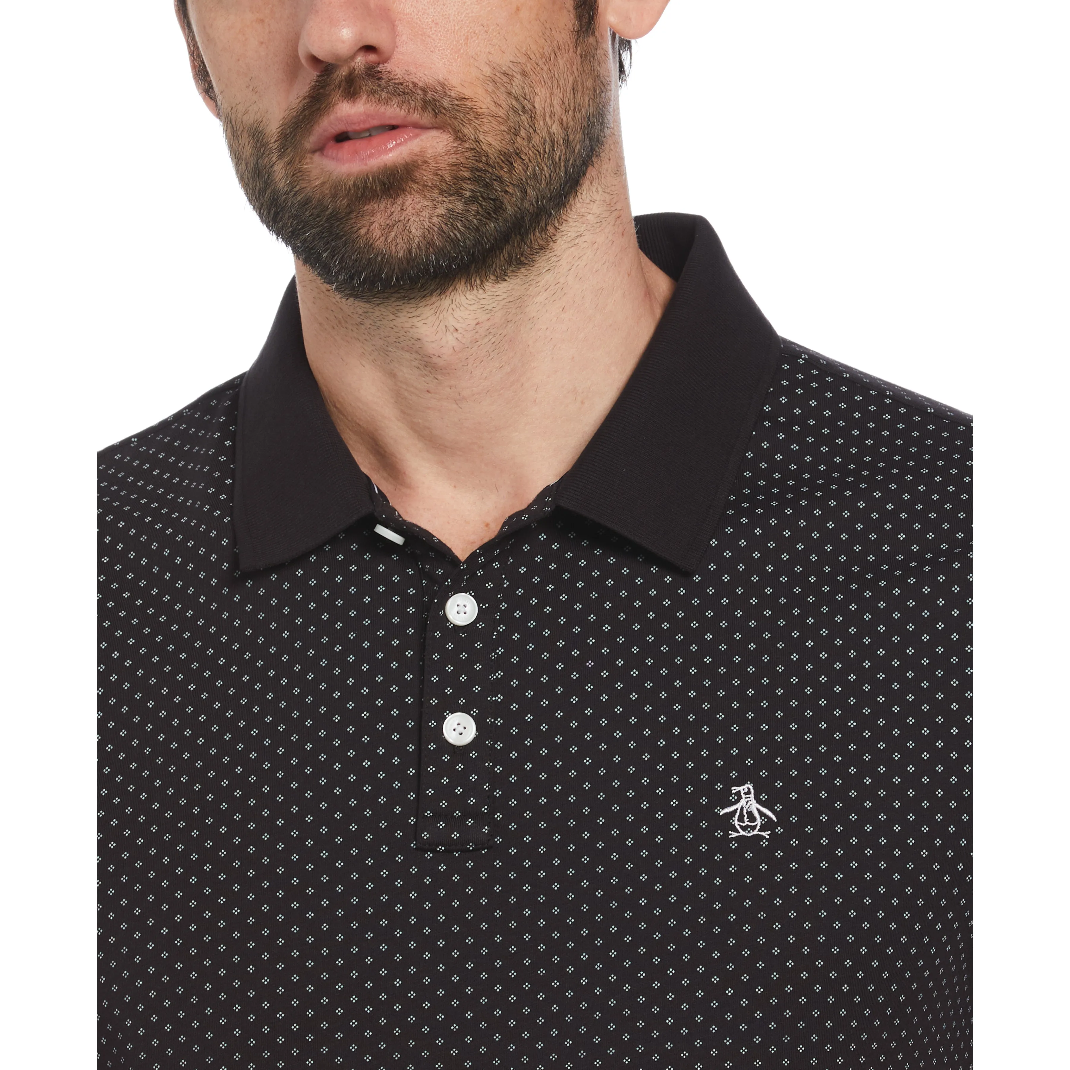 Ditsy Diamond Print Polo sold by Original Penguin product image thumbnail 3