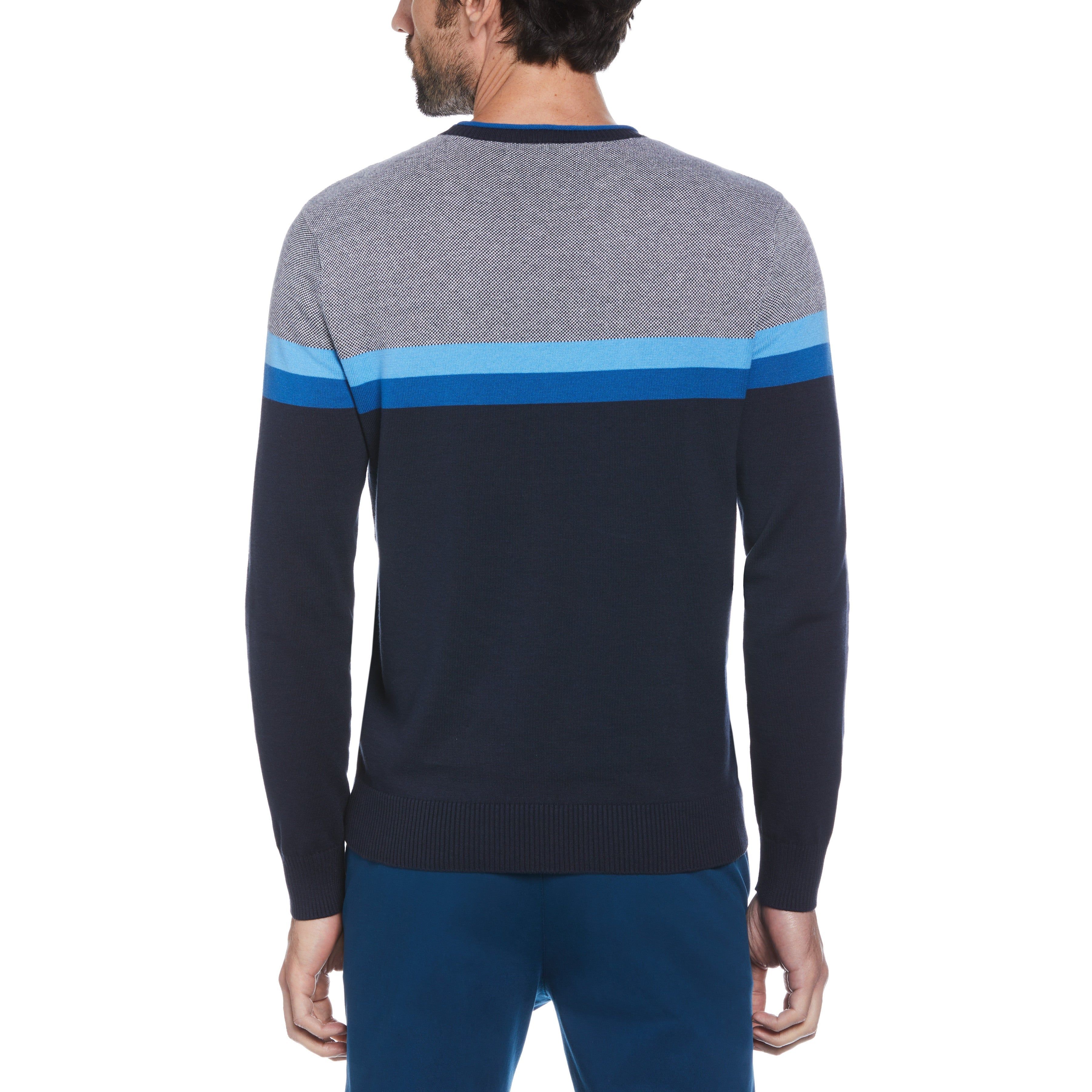 Striped Cotton Crew Neck Sweater sold by Original Penguin product image thumbnail 2
