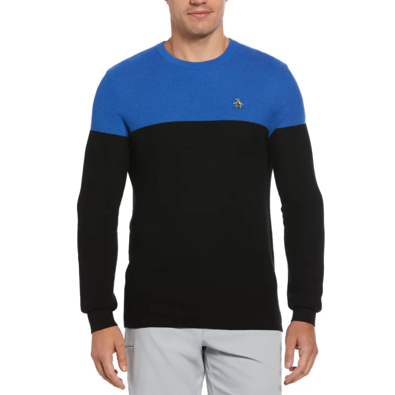 Heritage Color Block Golf Sweater sold by Original Penguin