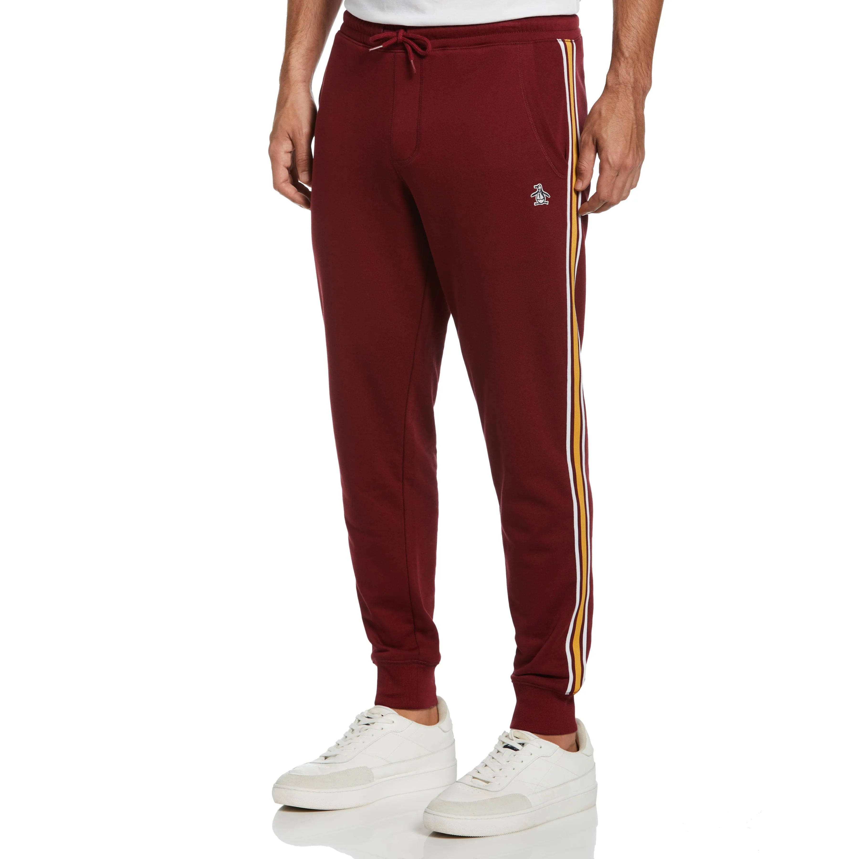 Side Stripe Fleece Track Jogger sold by Original Penguin
