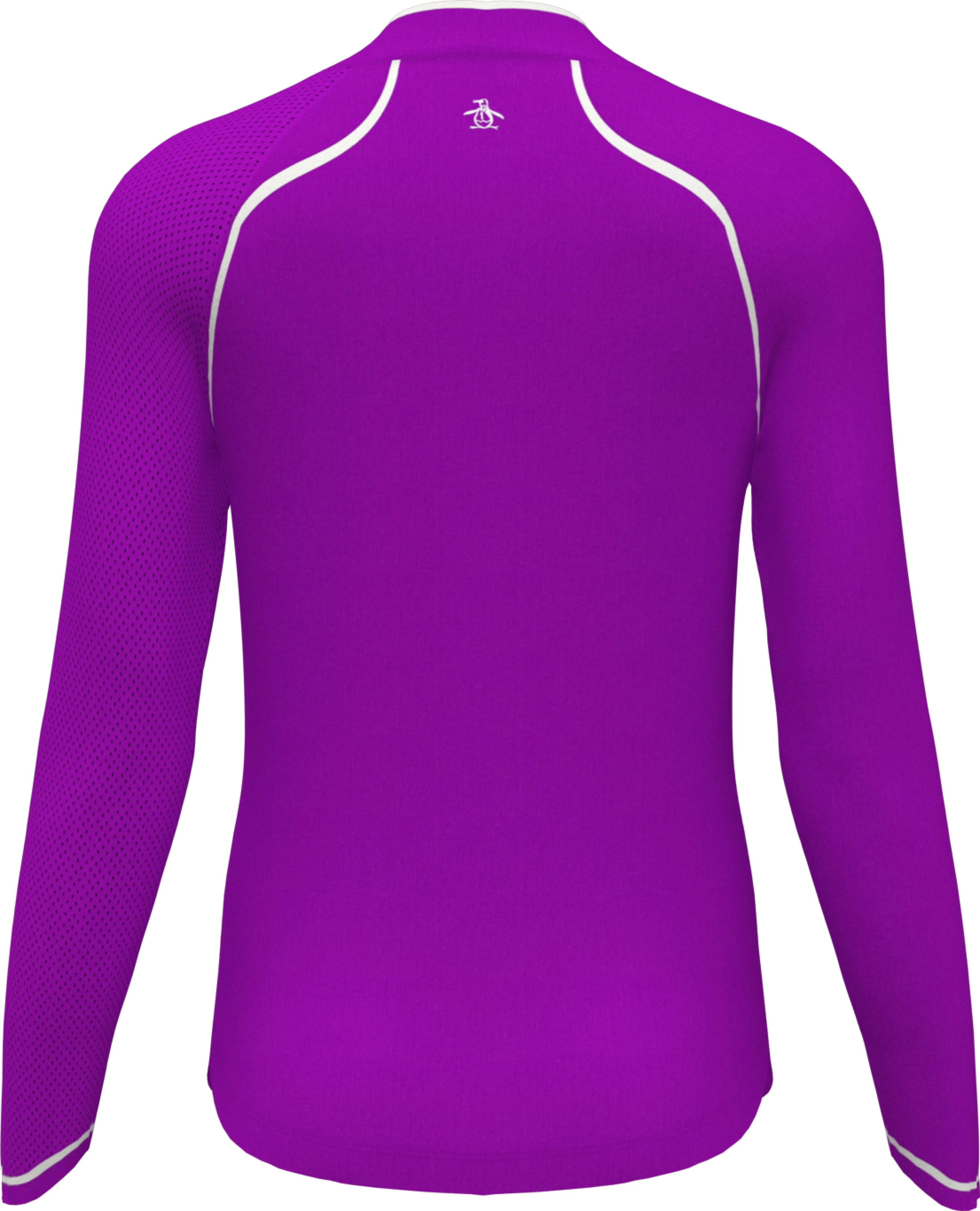Women's Long Sleeve Quarter Zip Tennis Shirt - Purple sold by Original Penguin product image thumbnail 3