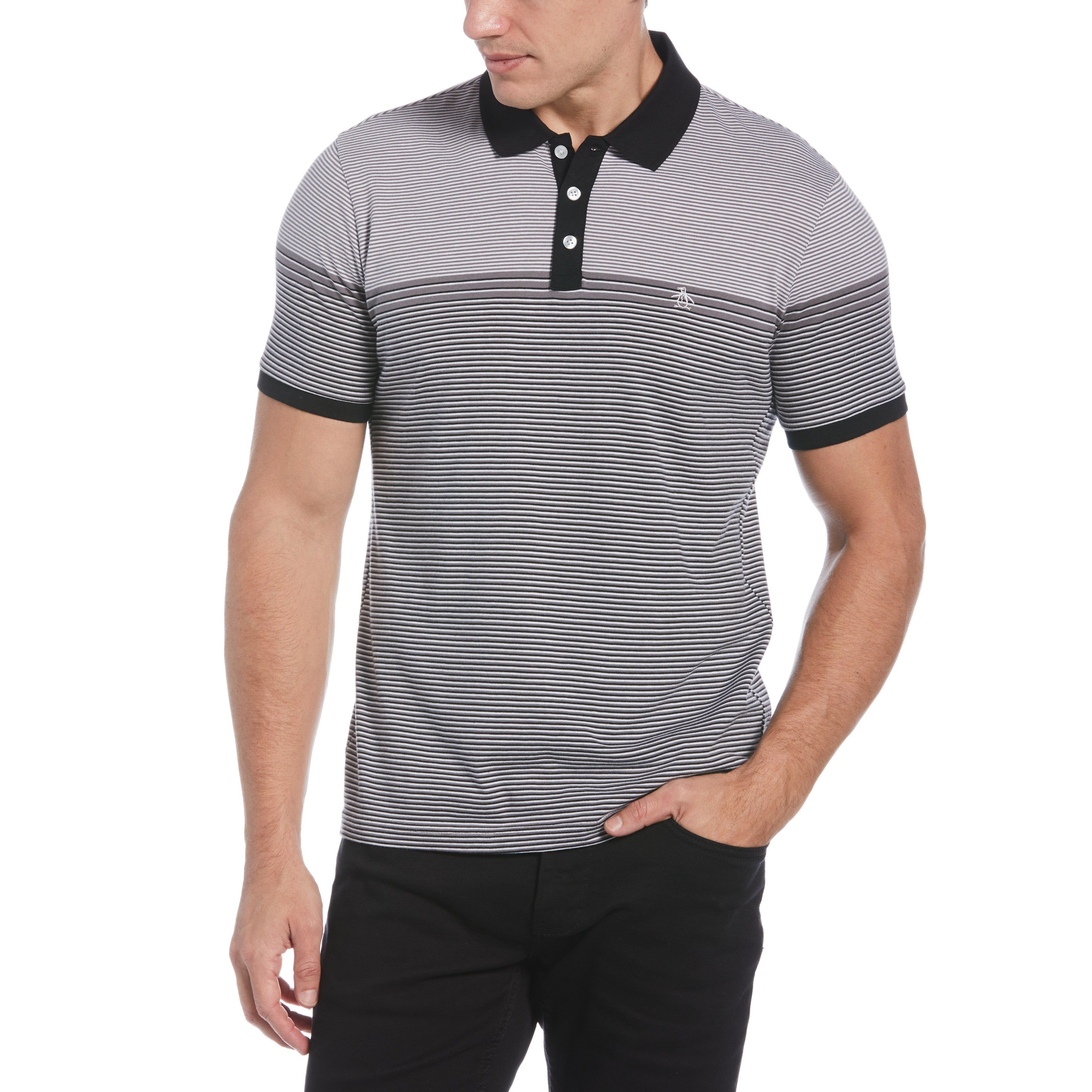 Engineered Stripe Polo sold by Original Penguin