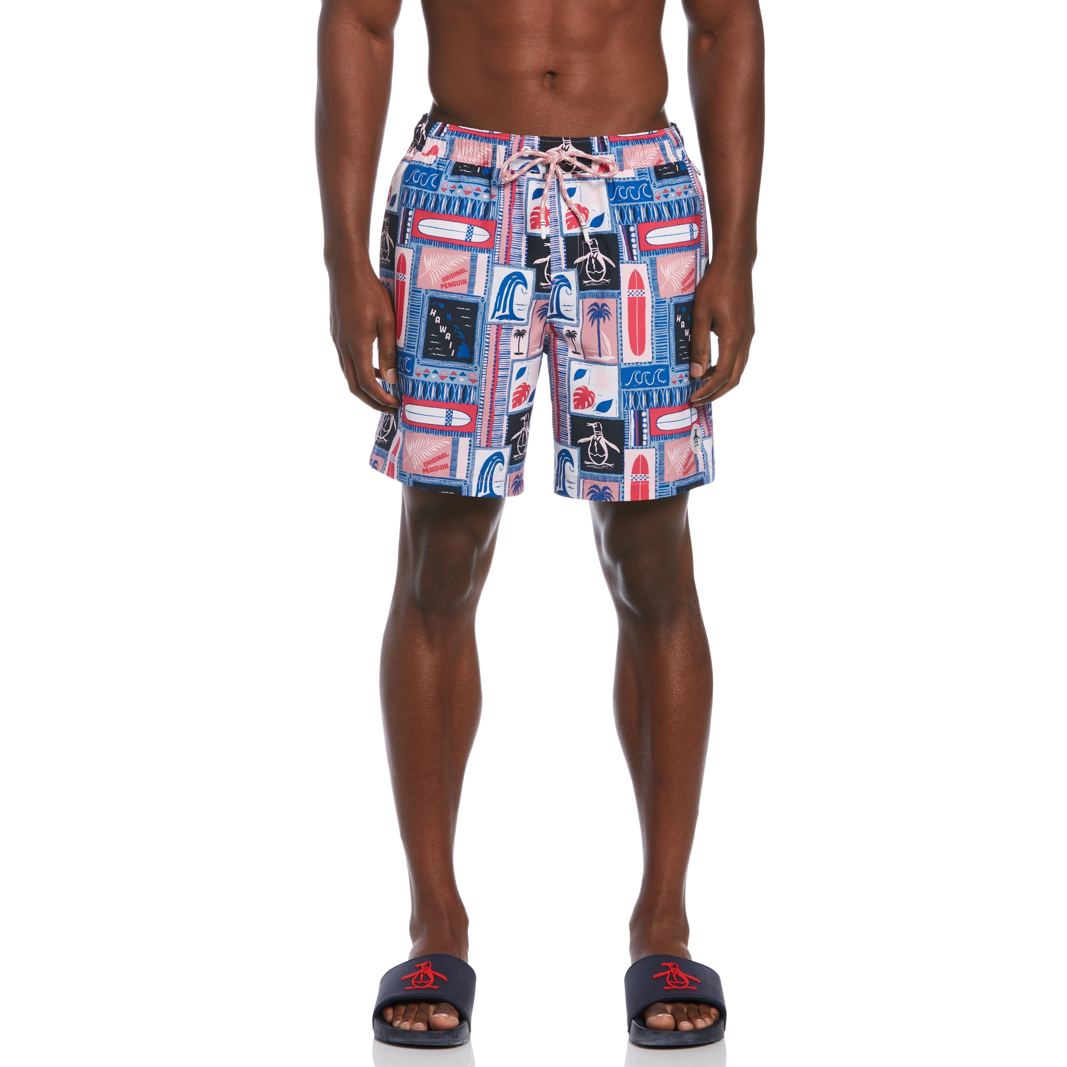 Surf Print Swim Shorts sold by Original Penguin product image thumbnail 2