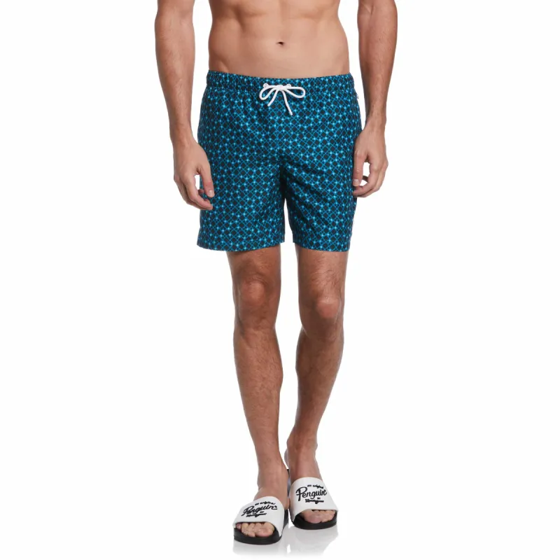 Square Dot Print Swim Short sold by Original Penguin