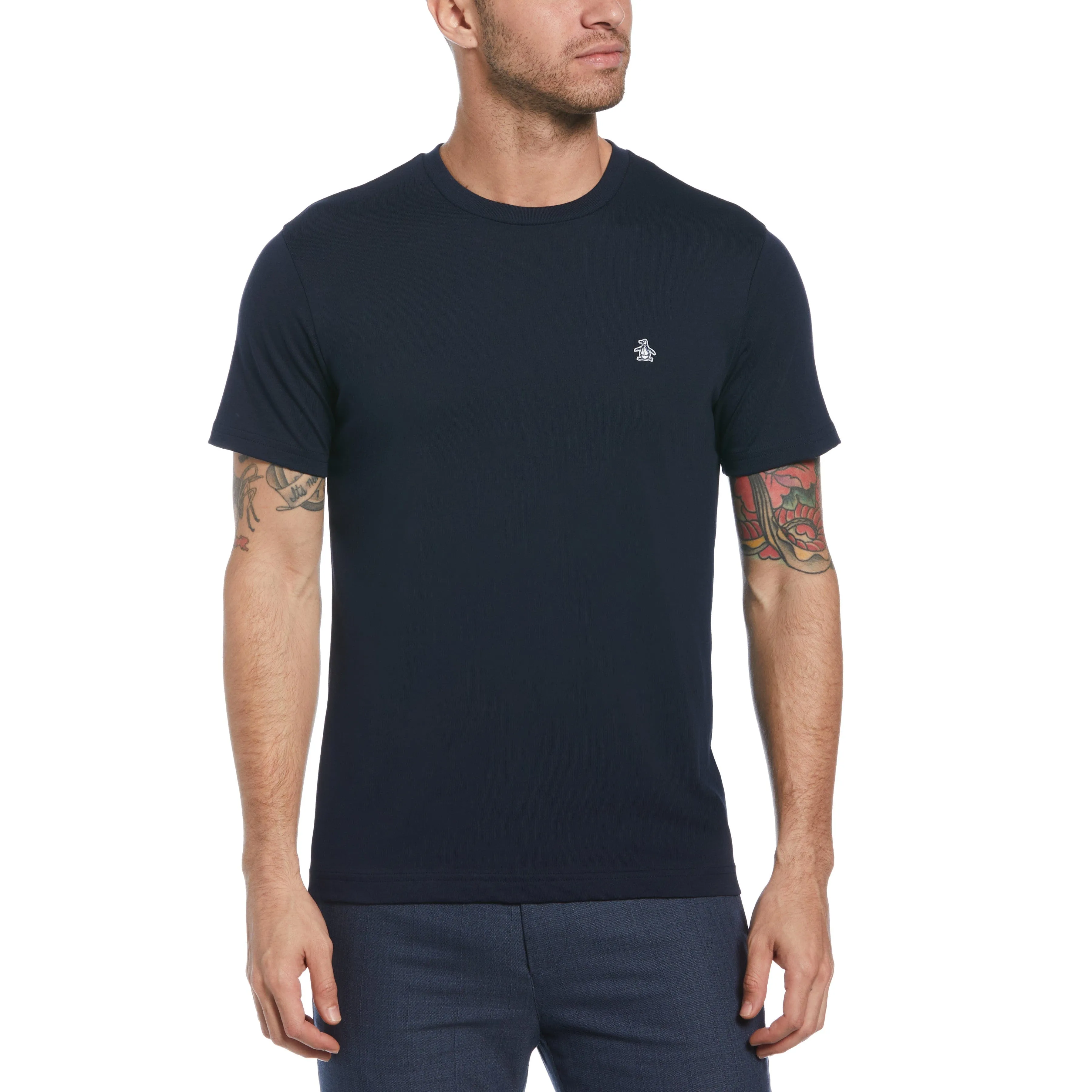 Organic Cotton Sticker Pete Basic Tee sold by Original Penguin