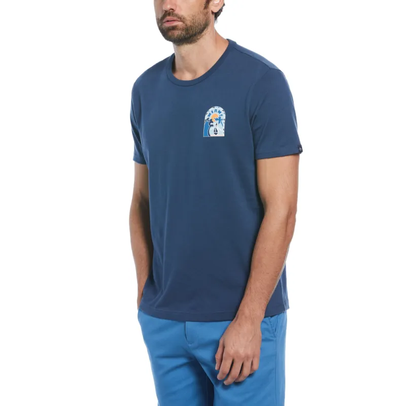 Cotton Jersey Miami Wave Graphic Tee sold by Original Penguin