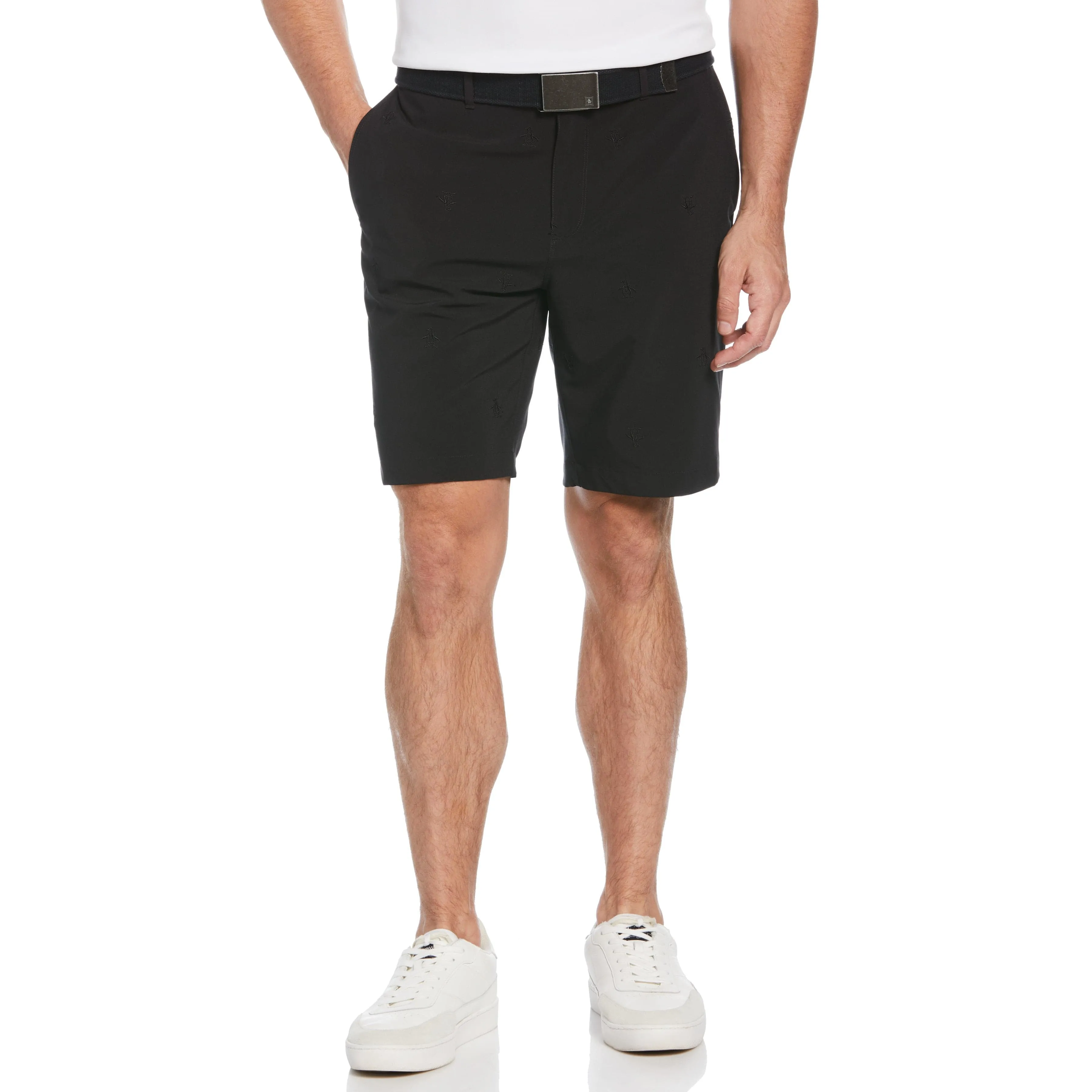All Over Pete Embroidered Golf Short sold by Original Penguin
