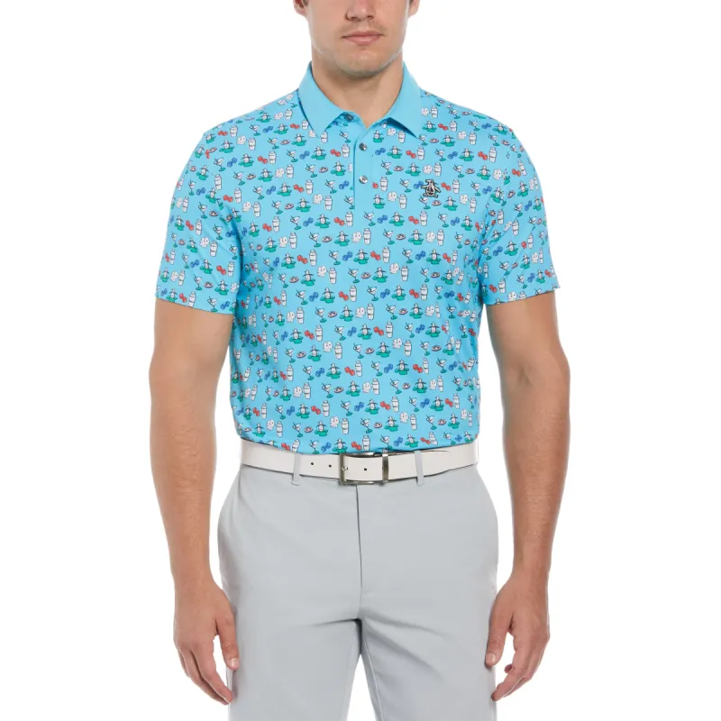 Martini Print Golf Polo sold by Original Penguin