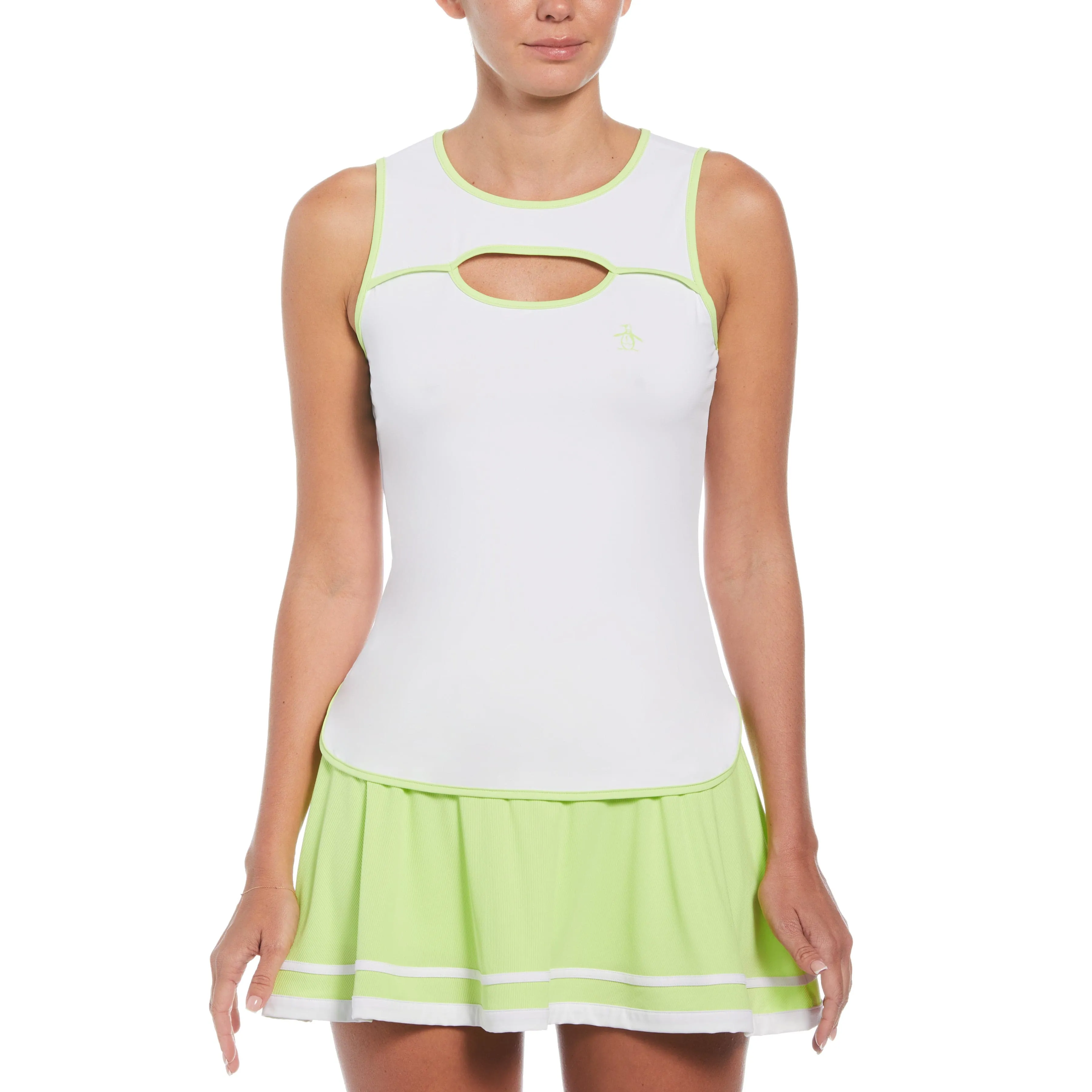 Women's Color Block Cut-out Tennis Tank sold by Original Penguin