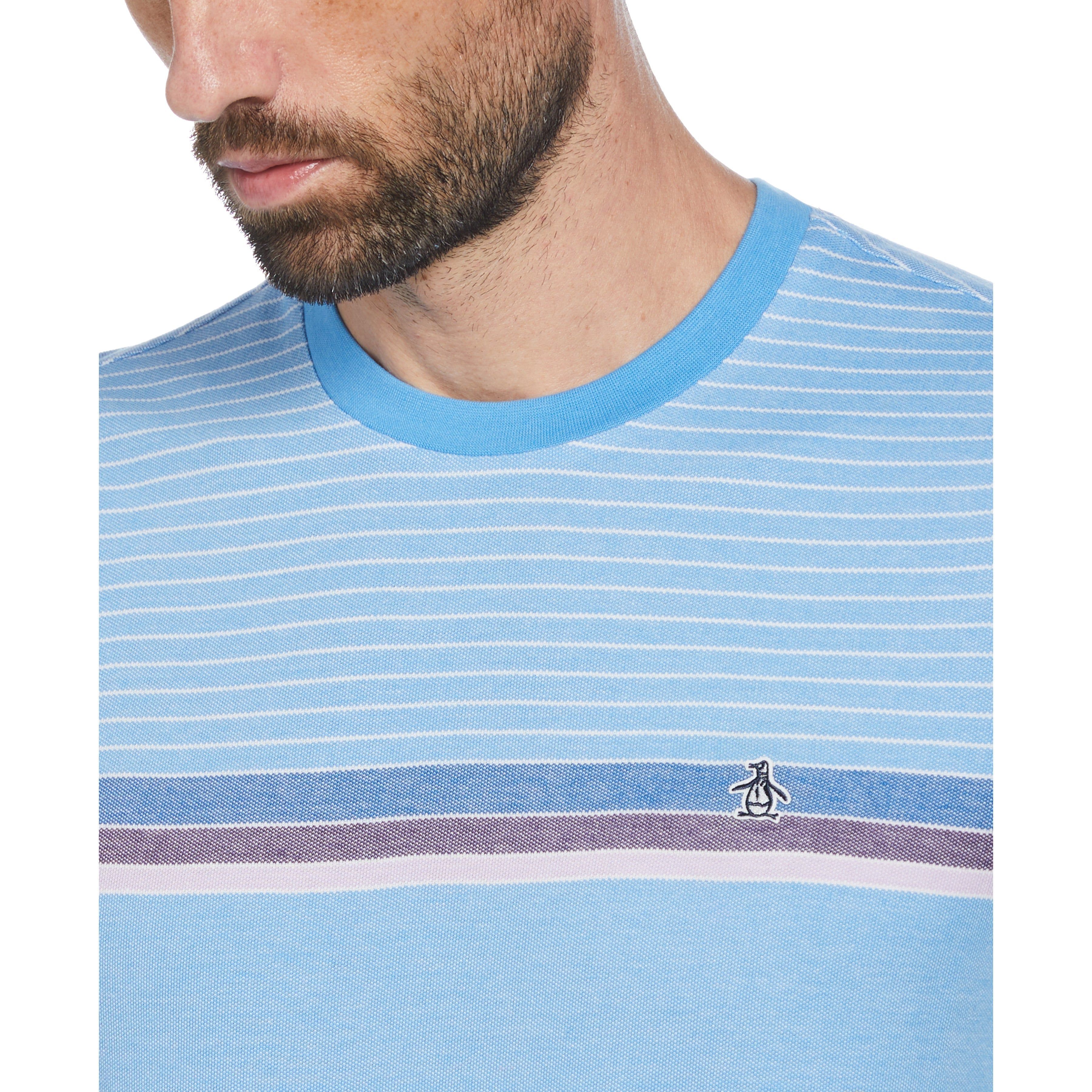 Engineered Stripe Pique Tee sold by Original Penguin product image thumbnail 3