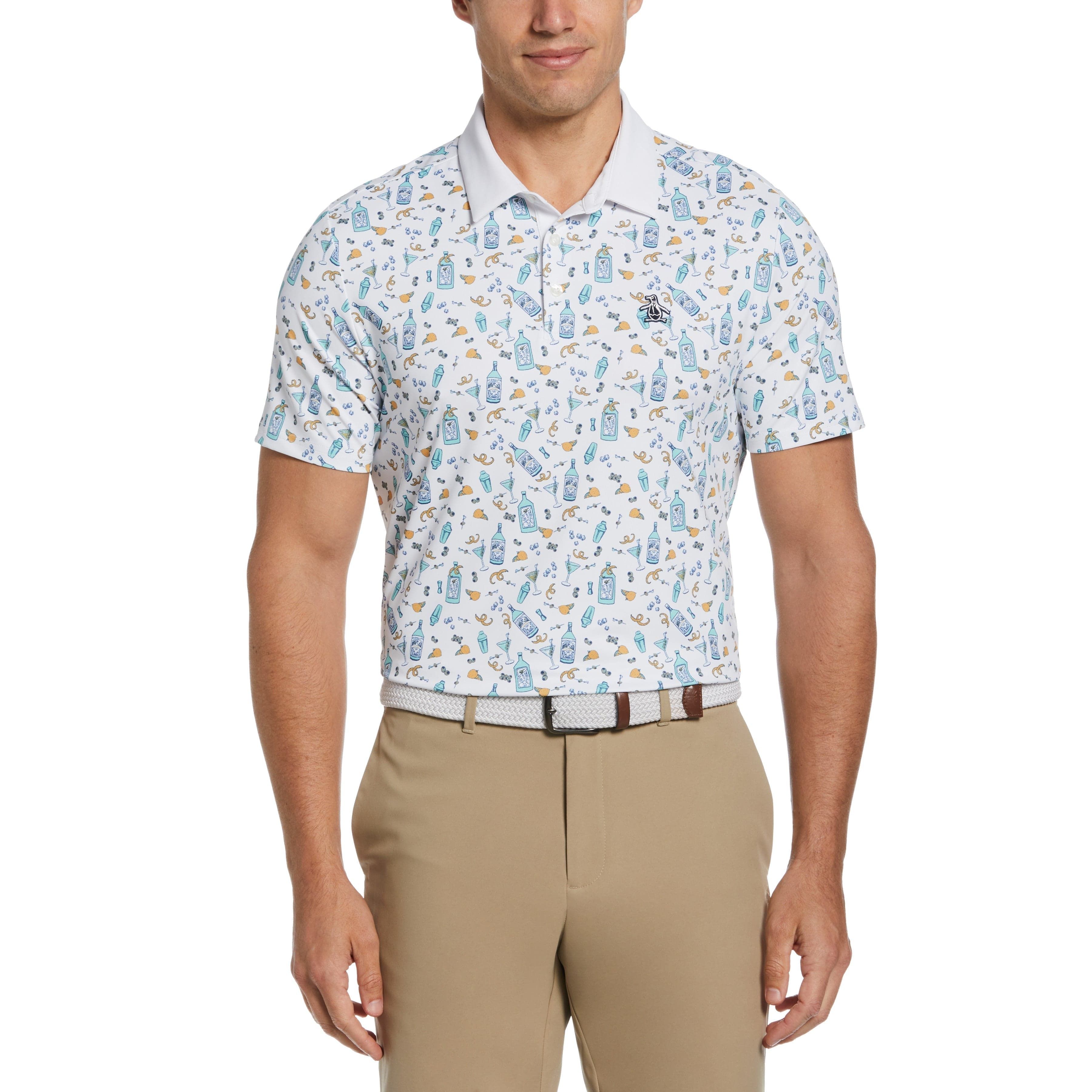 Martini Novelty Golf Polo sold by Original Penguin