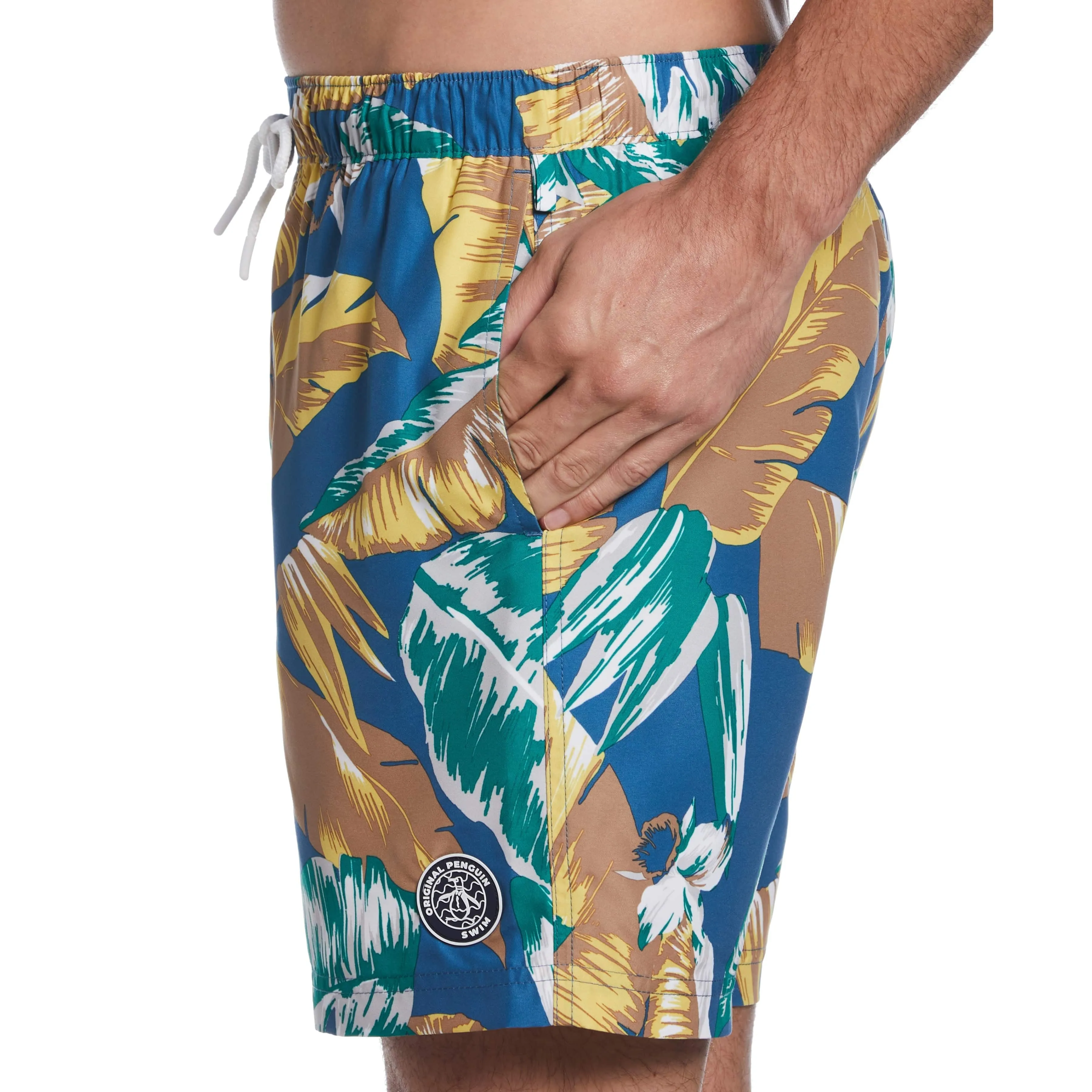 Leaf Print Swim Short sold by Original Penguin product image thumbnail 2